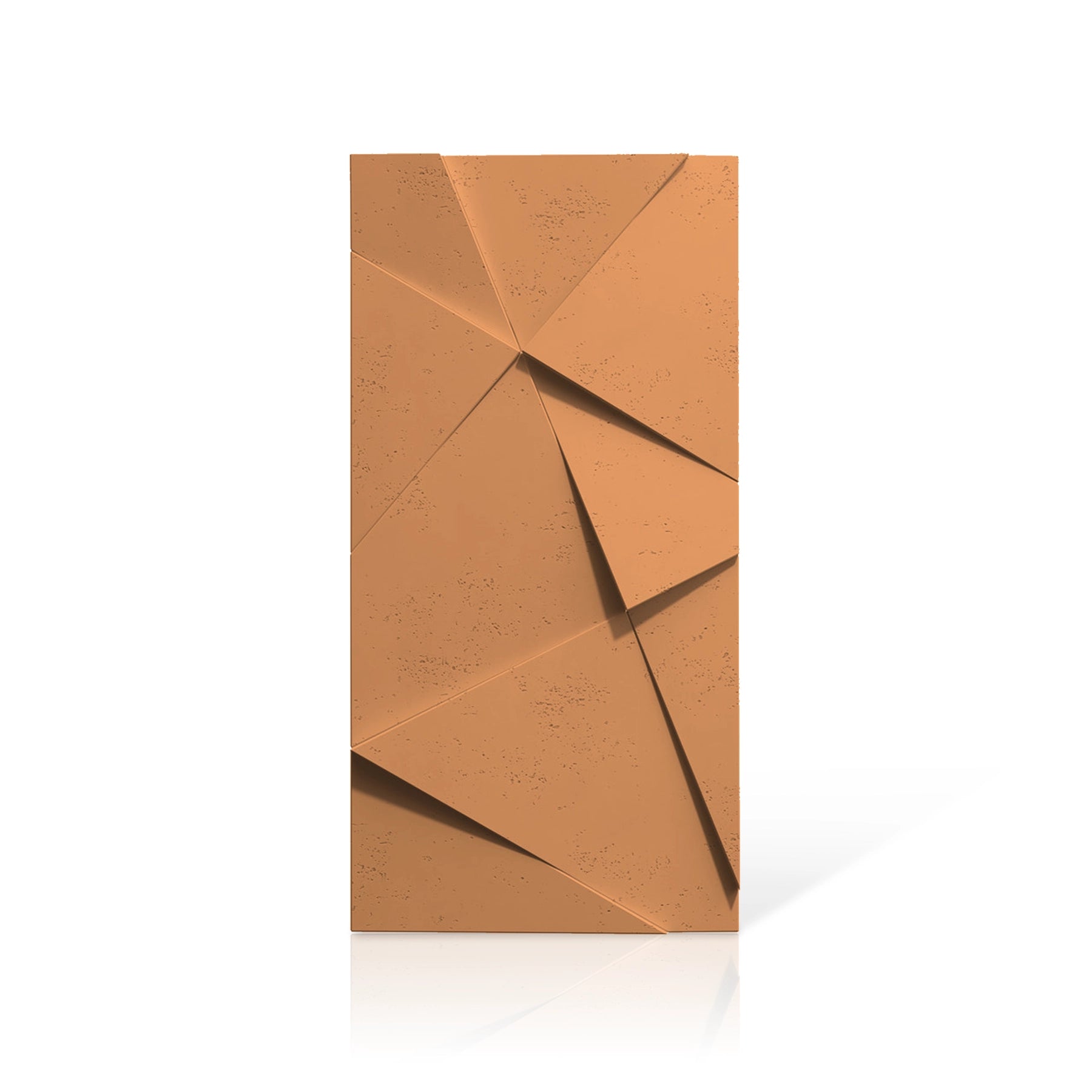 3D Concrete Wall Panels CRYSTAL colour swatch on white background DecorMania.eu