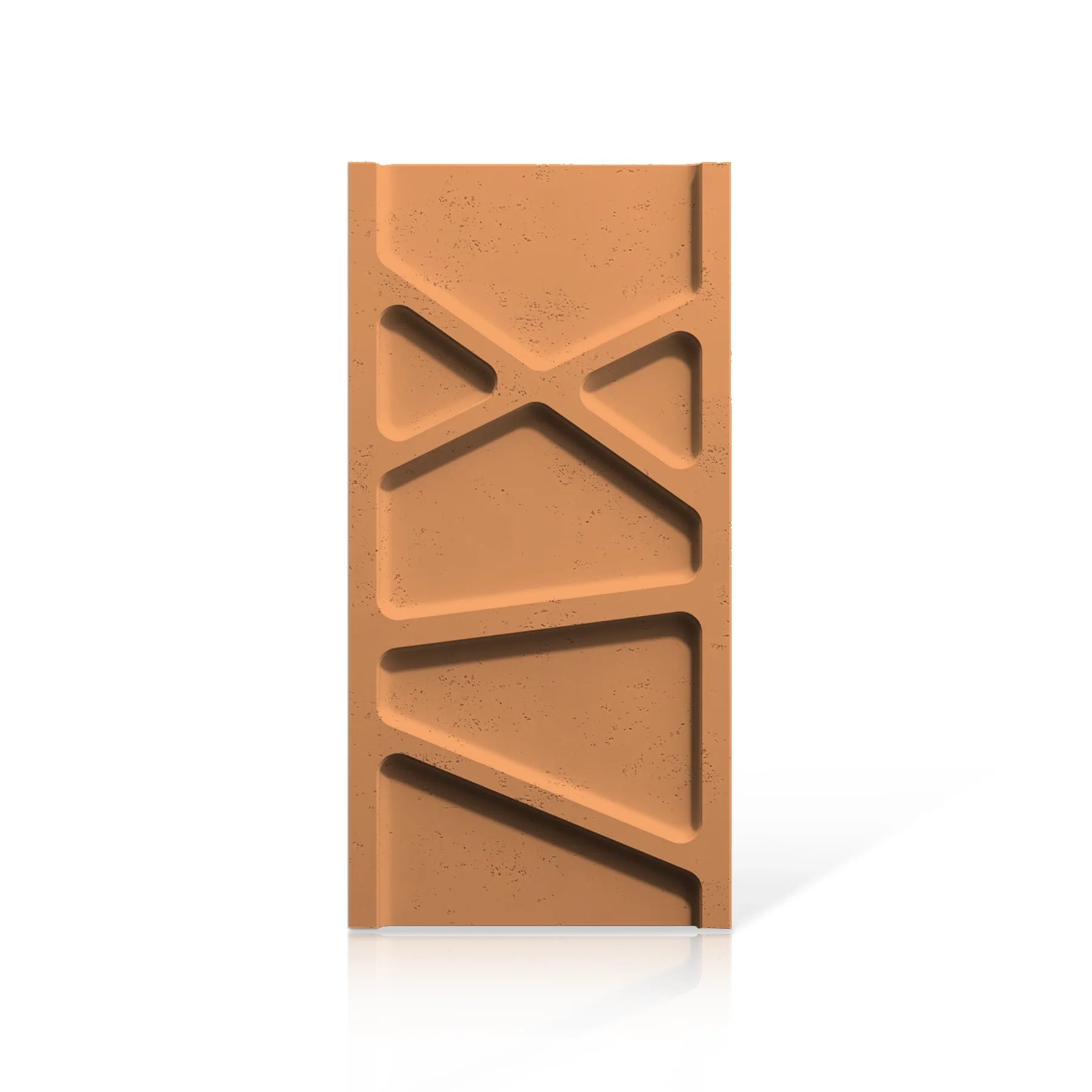 3D Concrete Wall Panels PARALELL colour swatch on white background DecorMania.eu