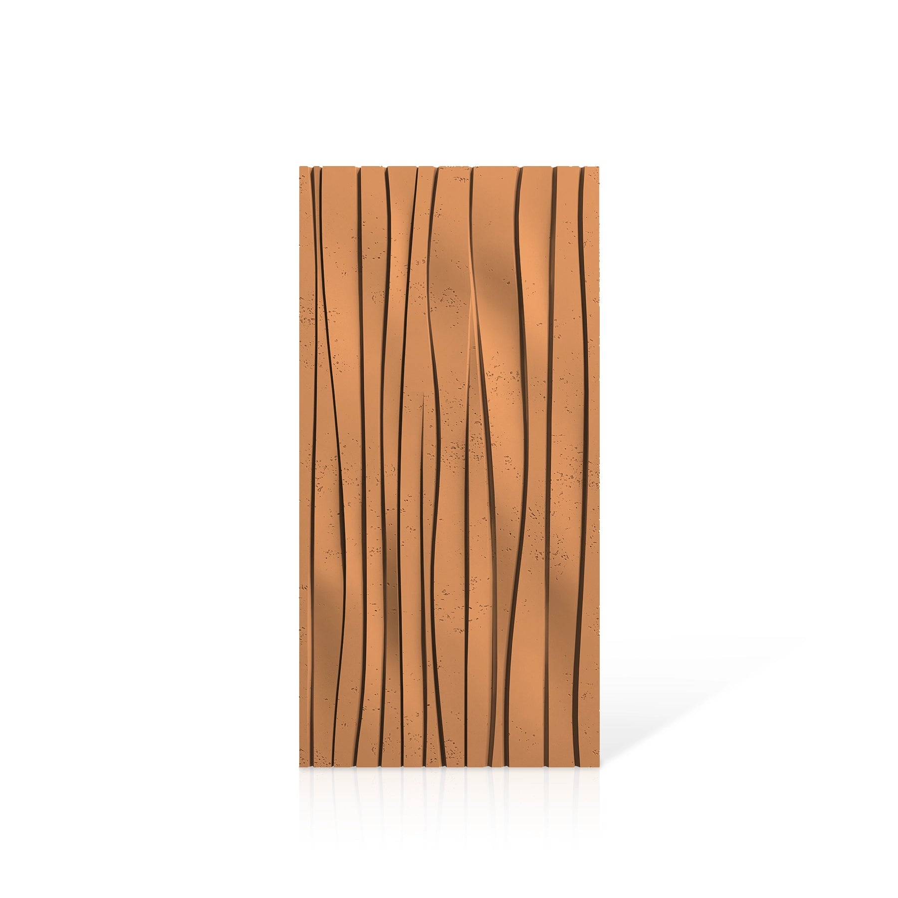 3D Concrete Wall Panels WAVES colour swatch on white background DecorMania.eu