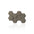 3D Concrete Wall Panels HEXAGON colour swatch on white background DecorMania EU