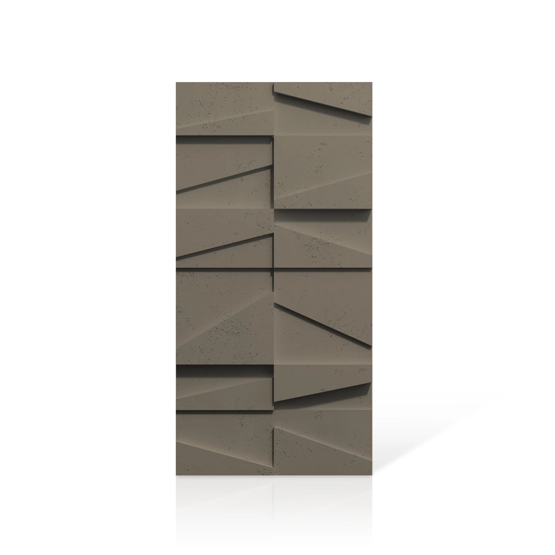 3D Concrete Wall Panels MULTI BOOKCASE colour swatch on white background DecorMania.eu