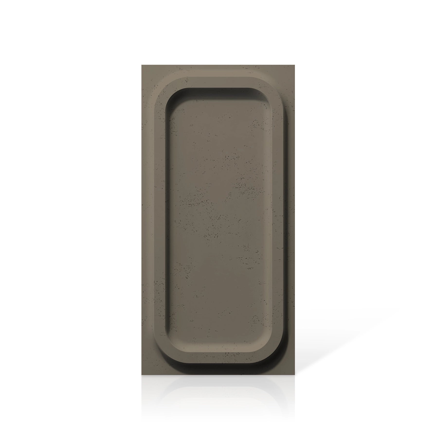 3D Concrete Wall Panels PORTHOLE colour swatch on white background DecorMania.eu