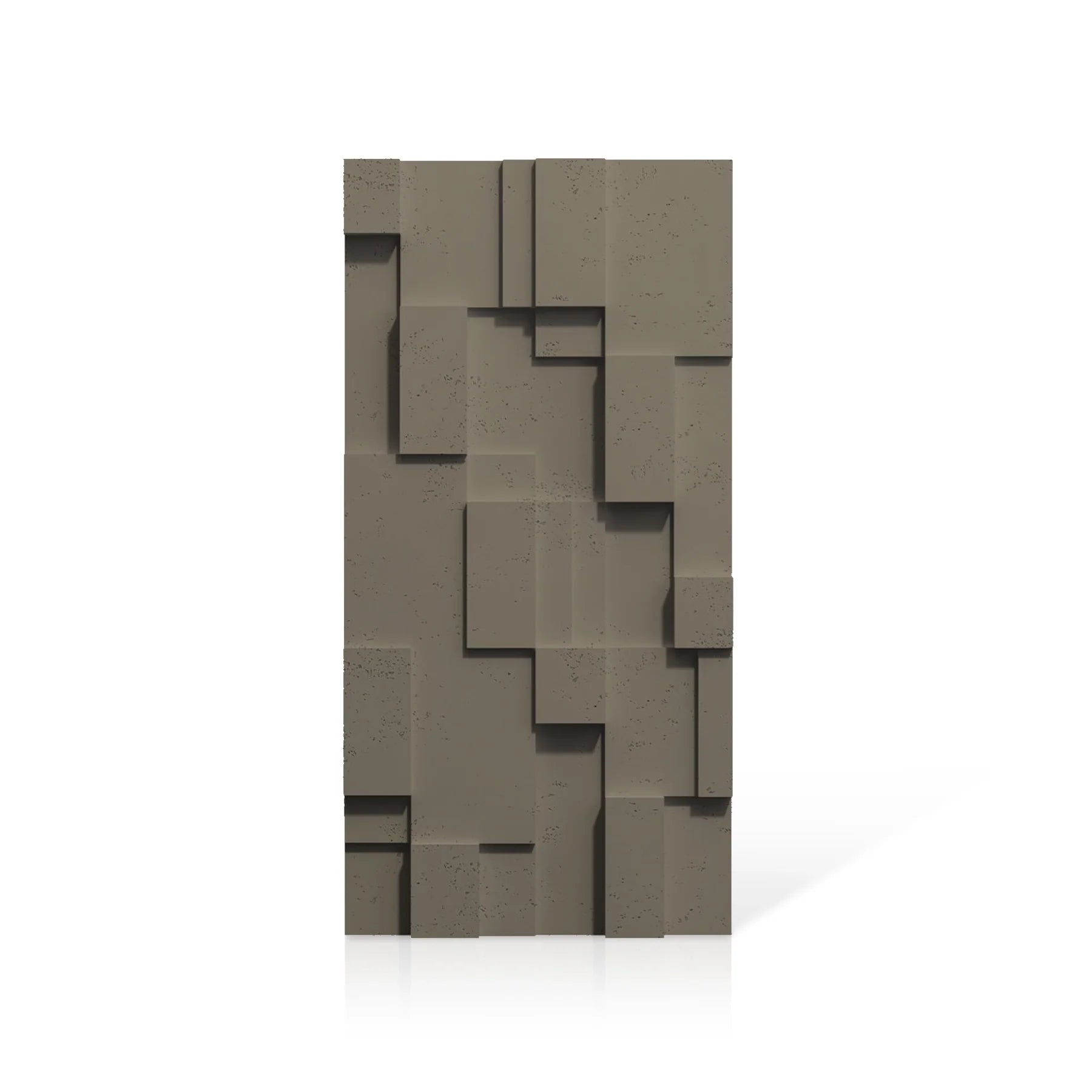 3D Concrete Wall Panels STAIRS colour swatch on white background DecorMania.eu