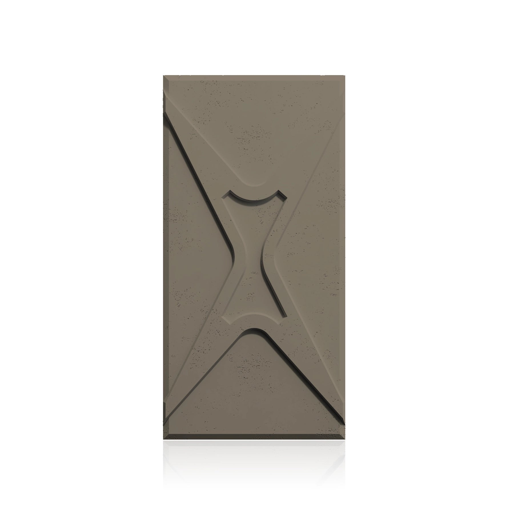 3D Concrete Wall Panels STARS colour swatch on white background DecorMania.eu