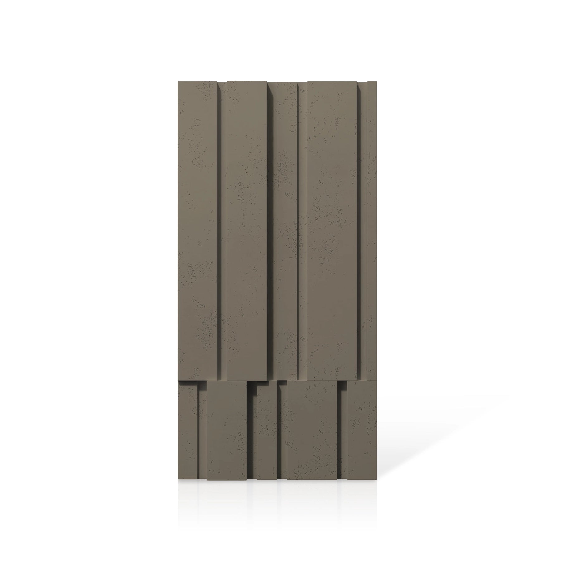 3D Concrete Wall Panels ROOFTOPS colour swatch on white background DecorMania.eu