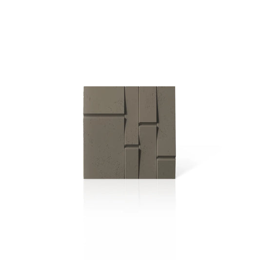 3D Concrete Wall Panels BREAK OUT colour swatch on white background DecorMania EU