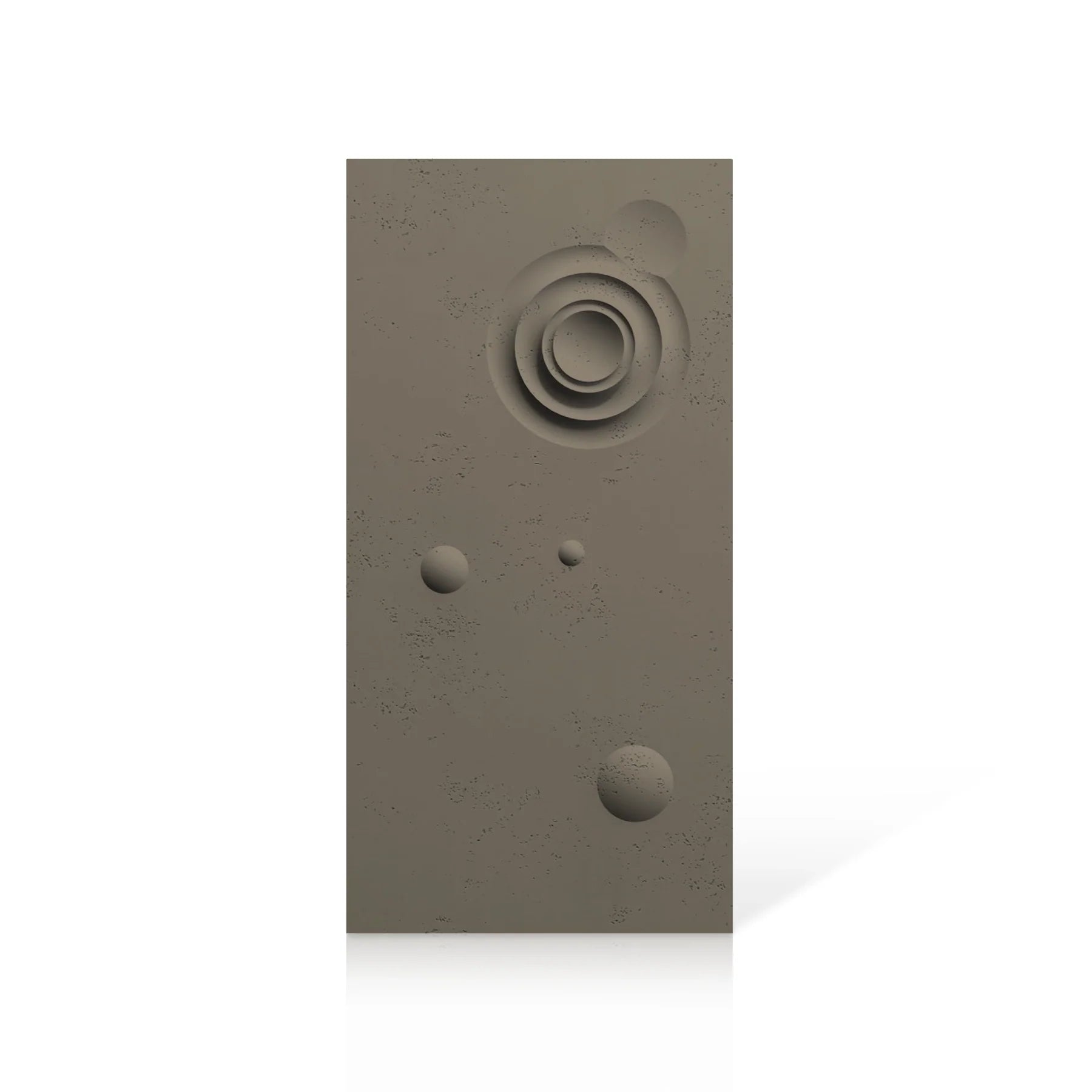 3D Concrete Wall Panels MOONS Models A&B colour swatch on white background DecorMania EU