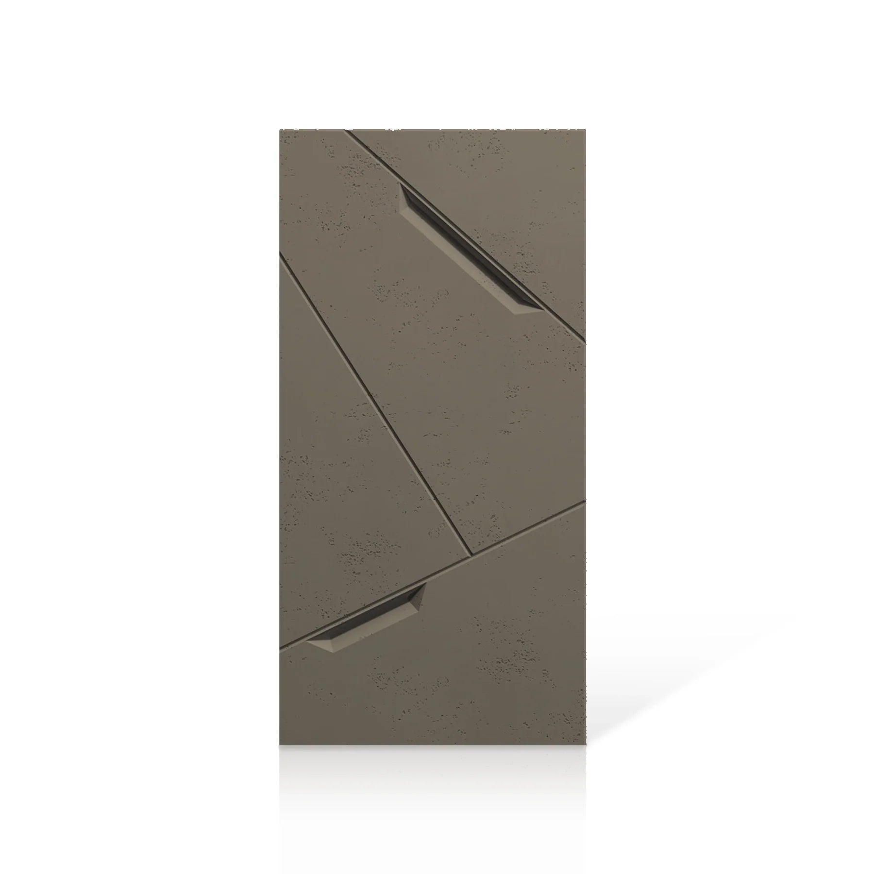 3D Concrete Wall Panels STOWAWAY colour swatch on white background DecorMania EU
