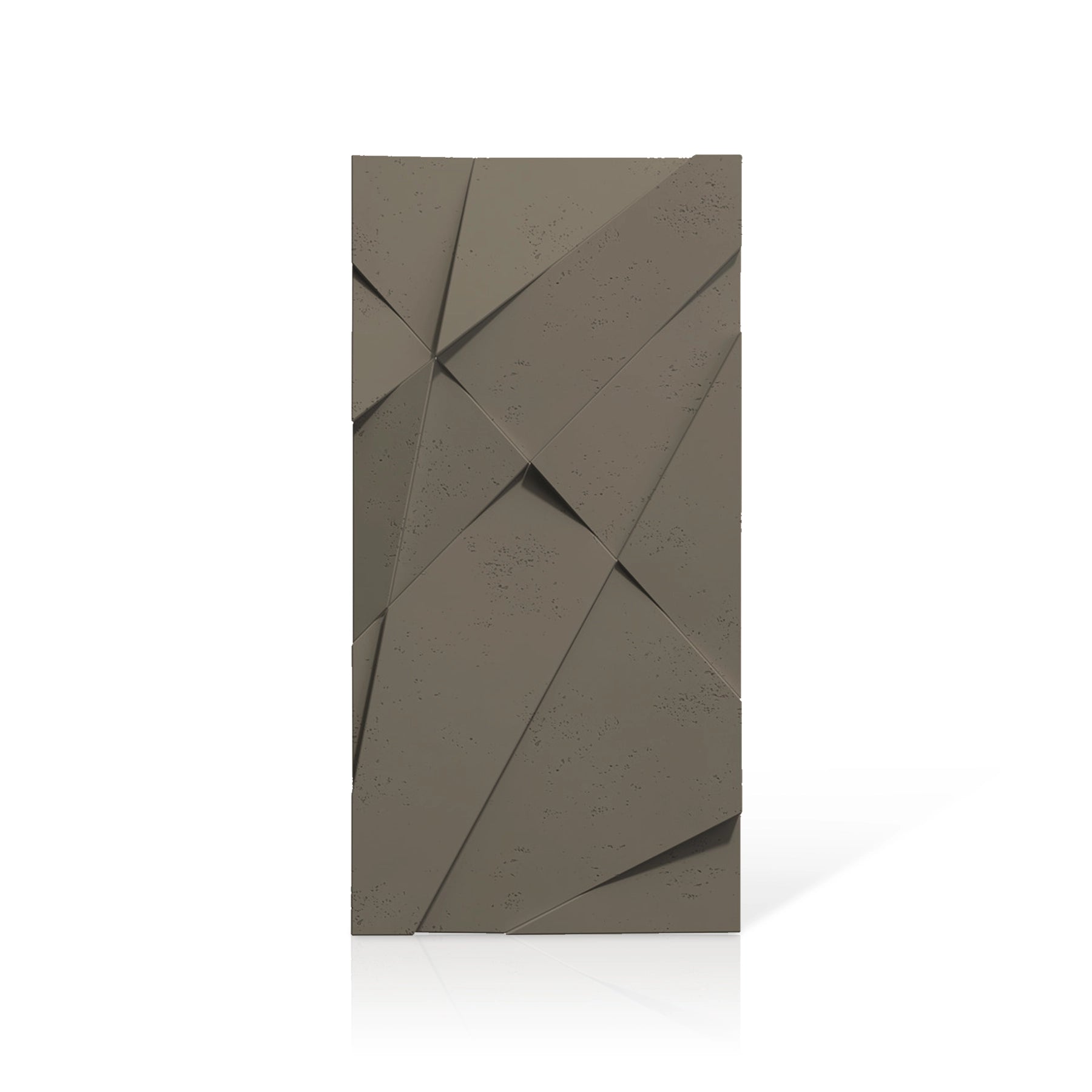 3D Concrete Wall Panels CRYSTAL colour swatch on white background DecorMania.eu