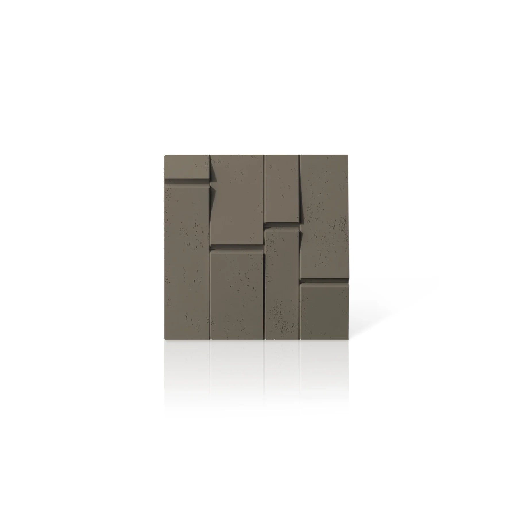 3D Concrete Wall Panels BREAK OUT colour swatch on white background DecorMania EU