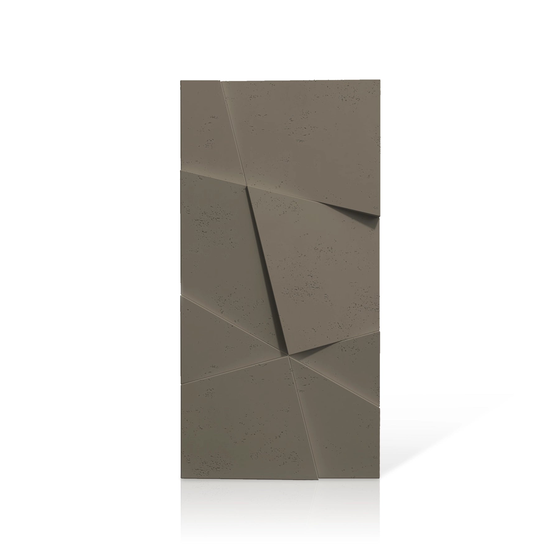 3D Concrete Wall Panels CRYSTAL colour swatch on white background DecorMania.eu