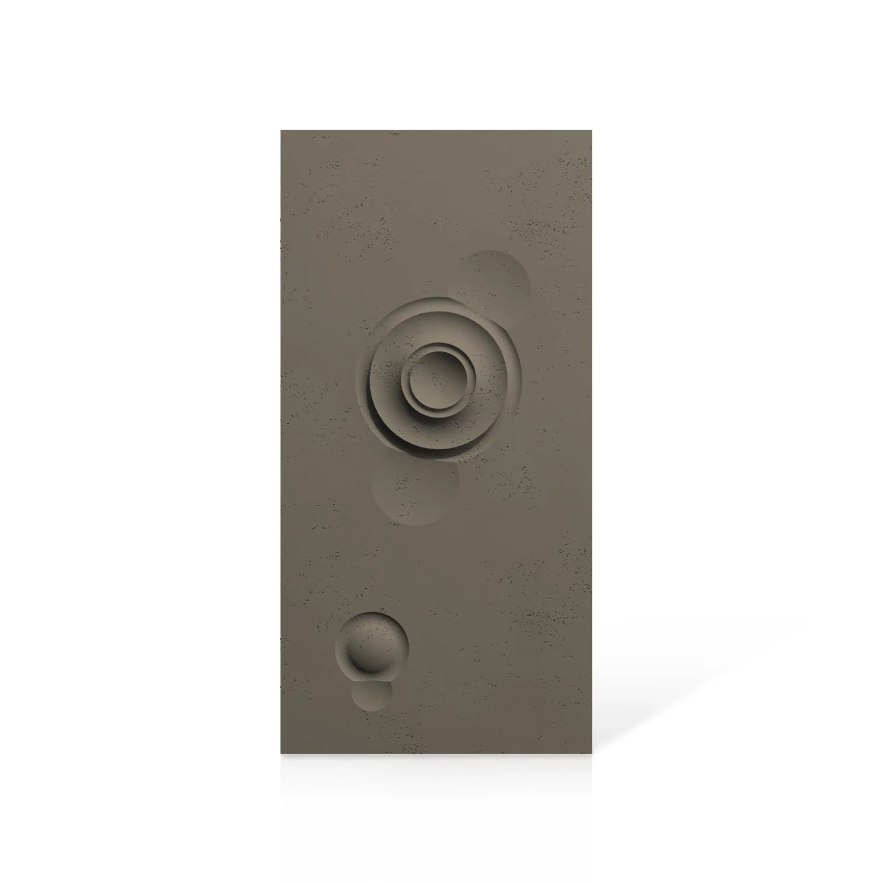 3D Concrete Wall Panels MOONS Models A&B colour swatch on white background DecorMania.eu