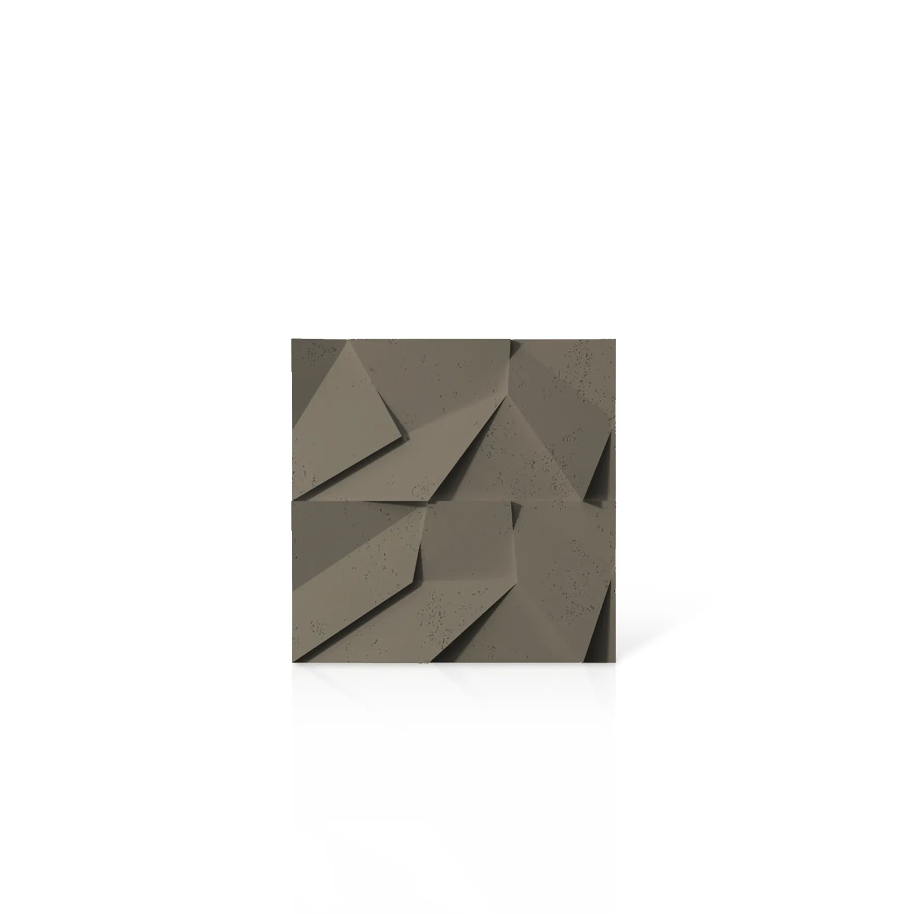 3D Concrete Wall Panels MULTICRYSTAL colour swatch on white background DecorMania EU