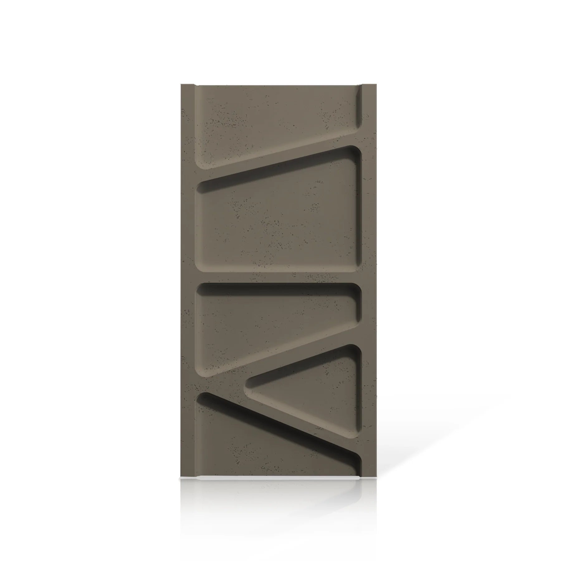 3D Concrete Wall Panels PARALELL colour swatch on white background DecorMania.eu