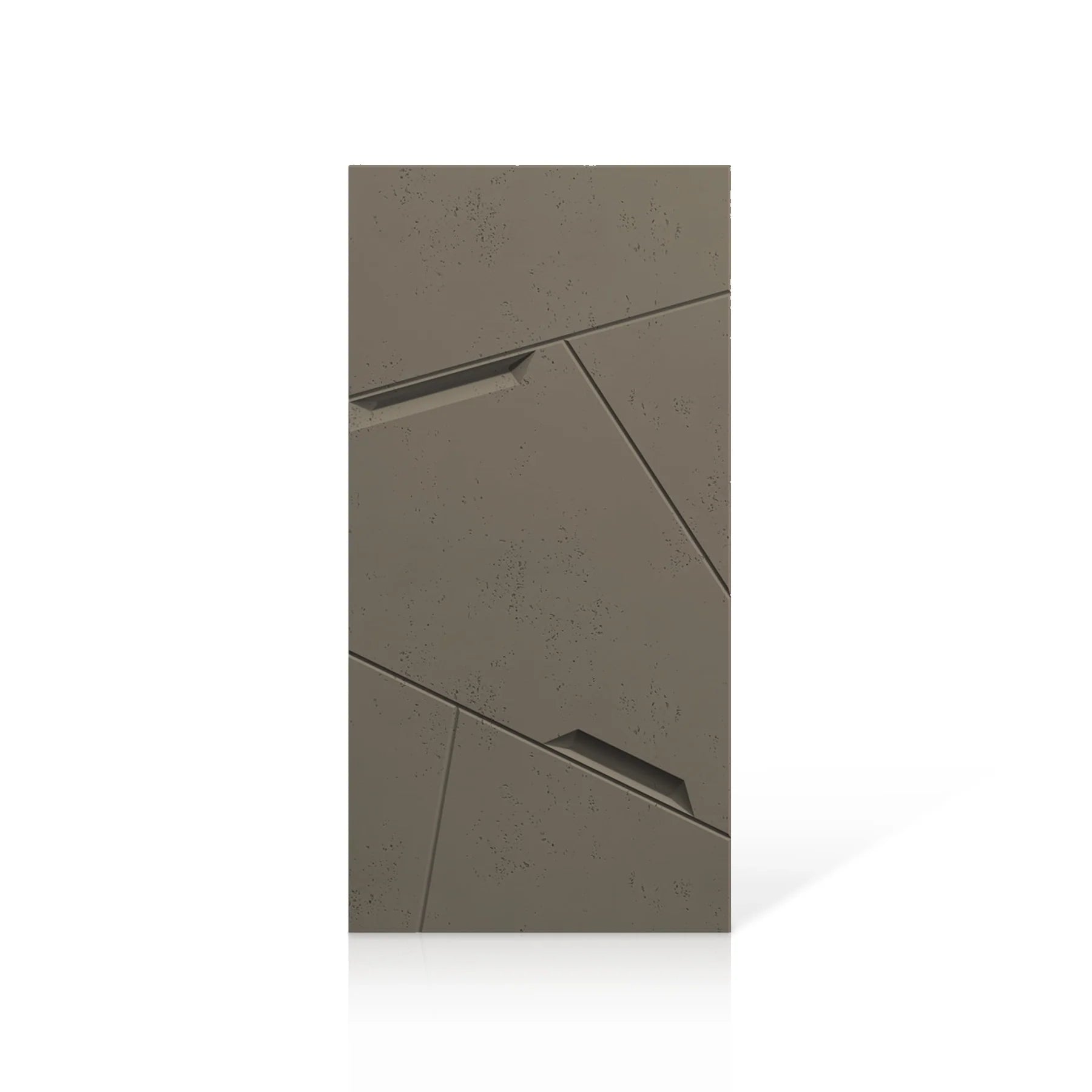 3D Concrete Wall Panels STOWAWAY colour swatch on white background DecorMania EU
