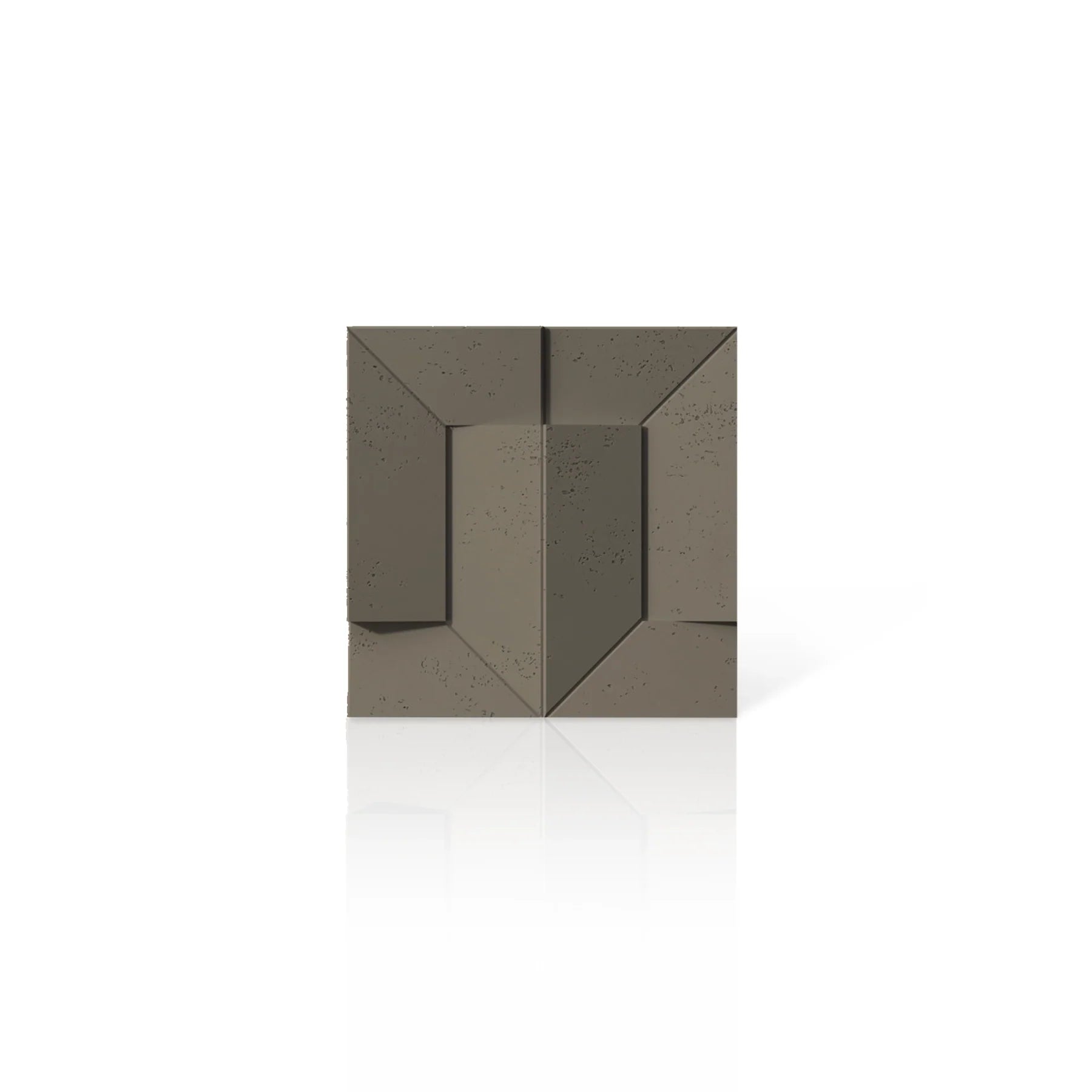 3D Concrete Wall Panels TRANSFORMER colour swatch on white background DecorMania.eu