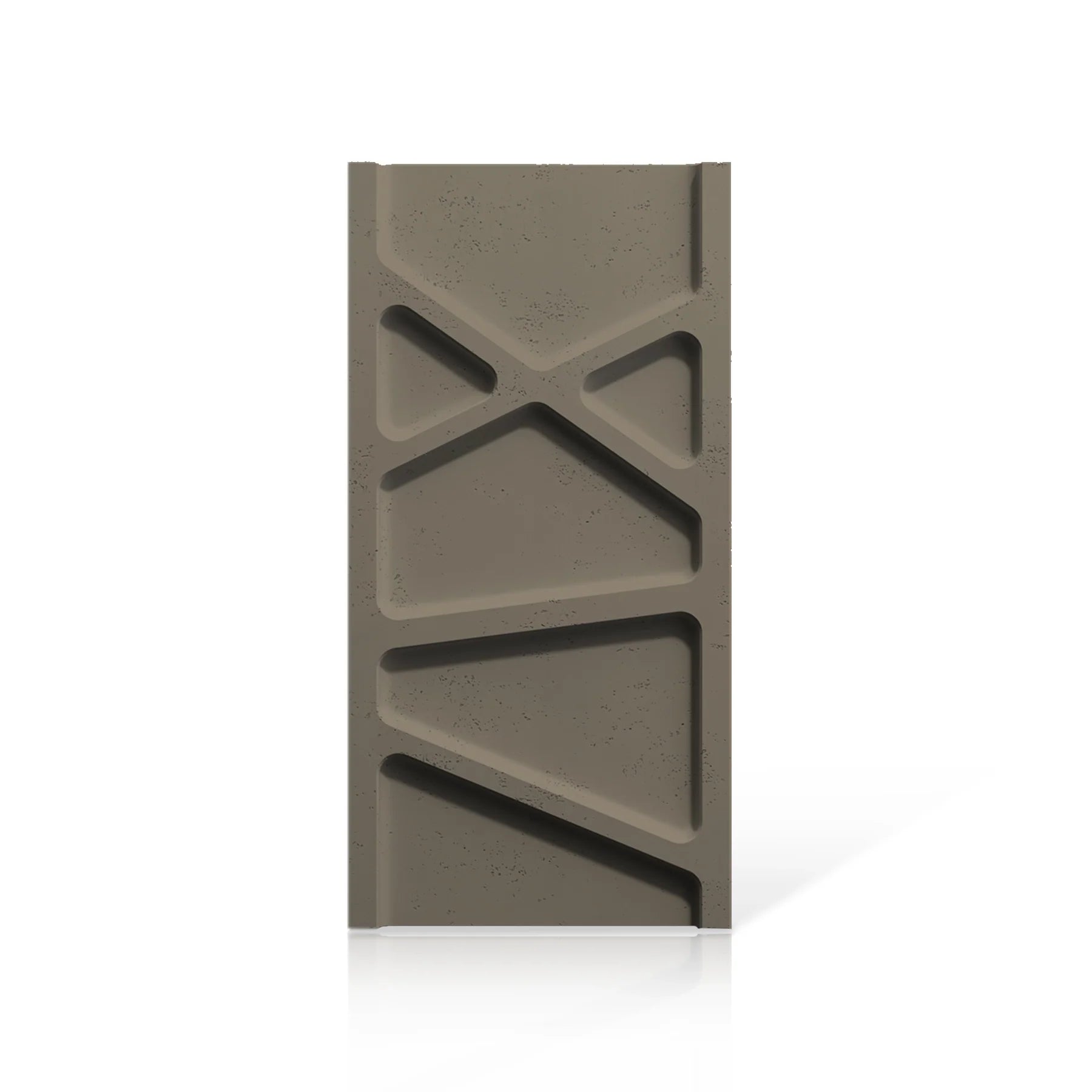 3D Concrete Wall Panels PARALELL colour swatch on white background DecorMania.eu