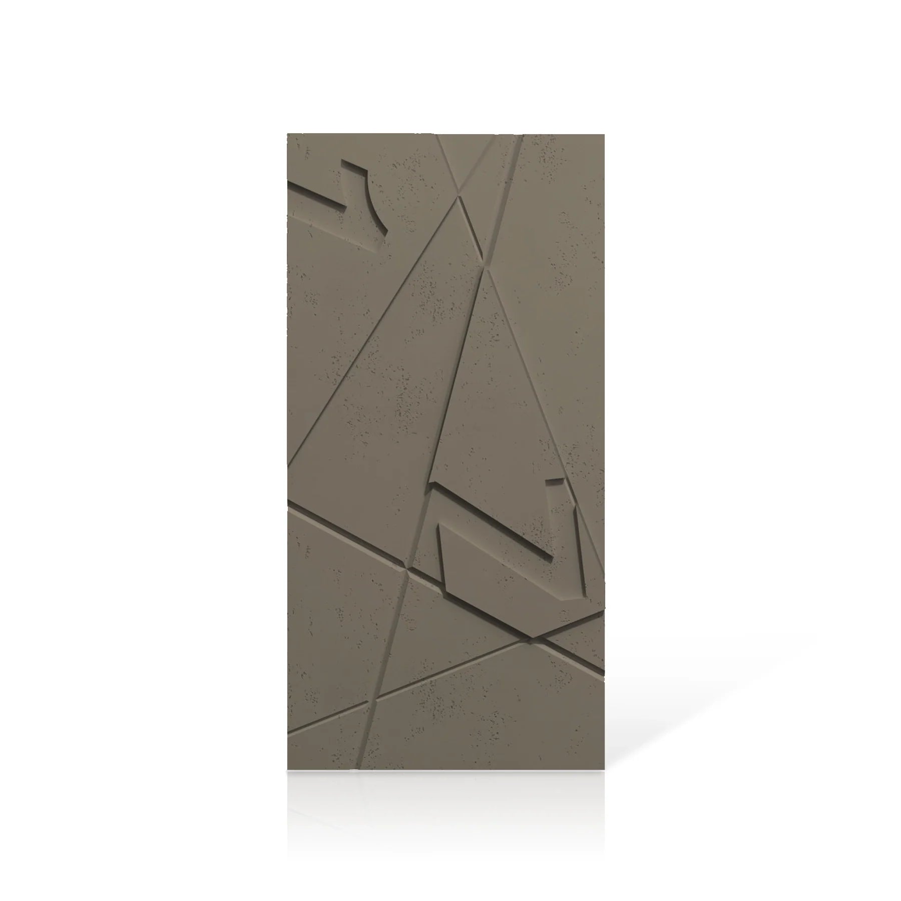 3D Concrete Wall Panels GRAPHICS MODELS C&D colour swatch on white background DecorMania EU