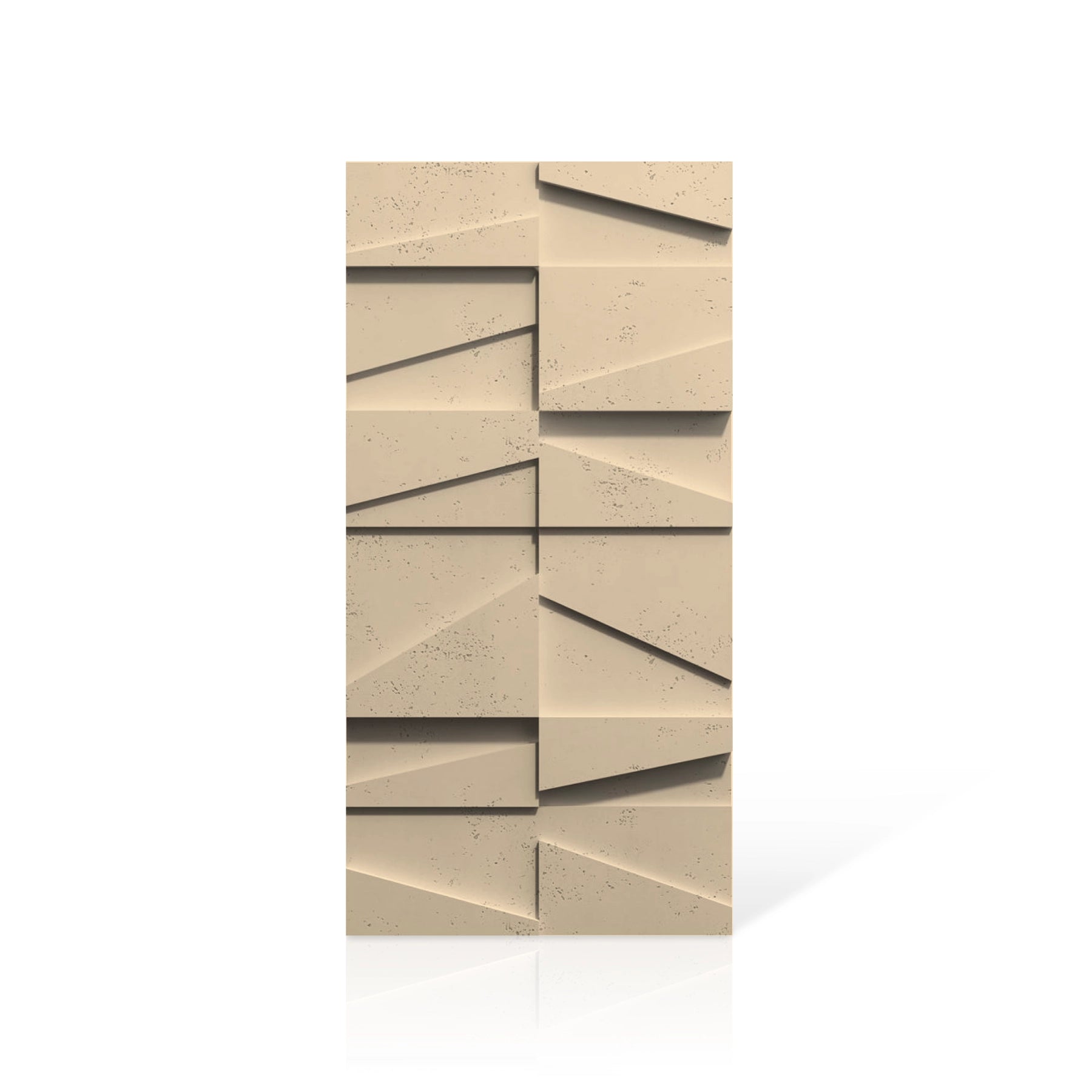 3D Concrete Wall Panels MULTI BOOKCASE colour swatch on white background DecorMania.eu