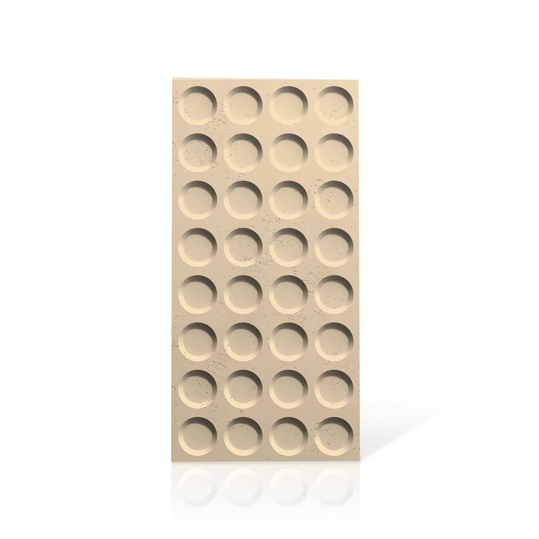 3D Concrete Wall Panels CONNECT colour swatch on white background DecorMania.eu