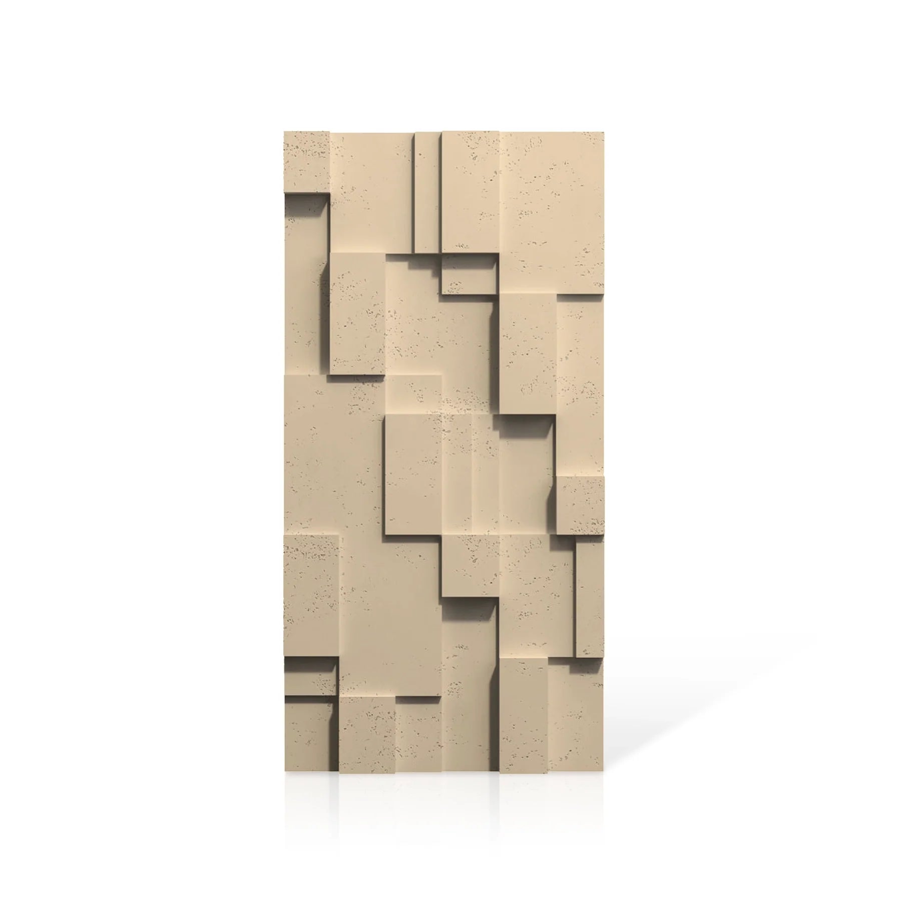 3D Concrete Wall Panels STAIRS colour swatch on white background DecorMania.eu