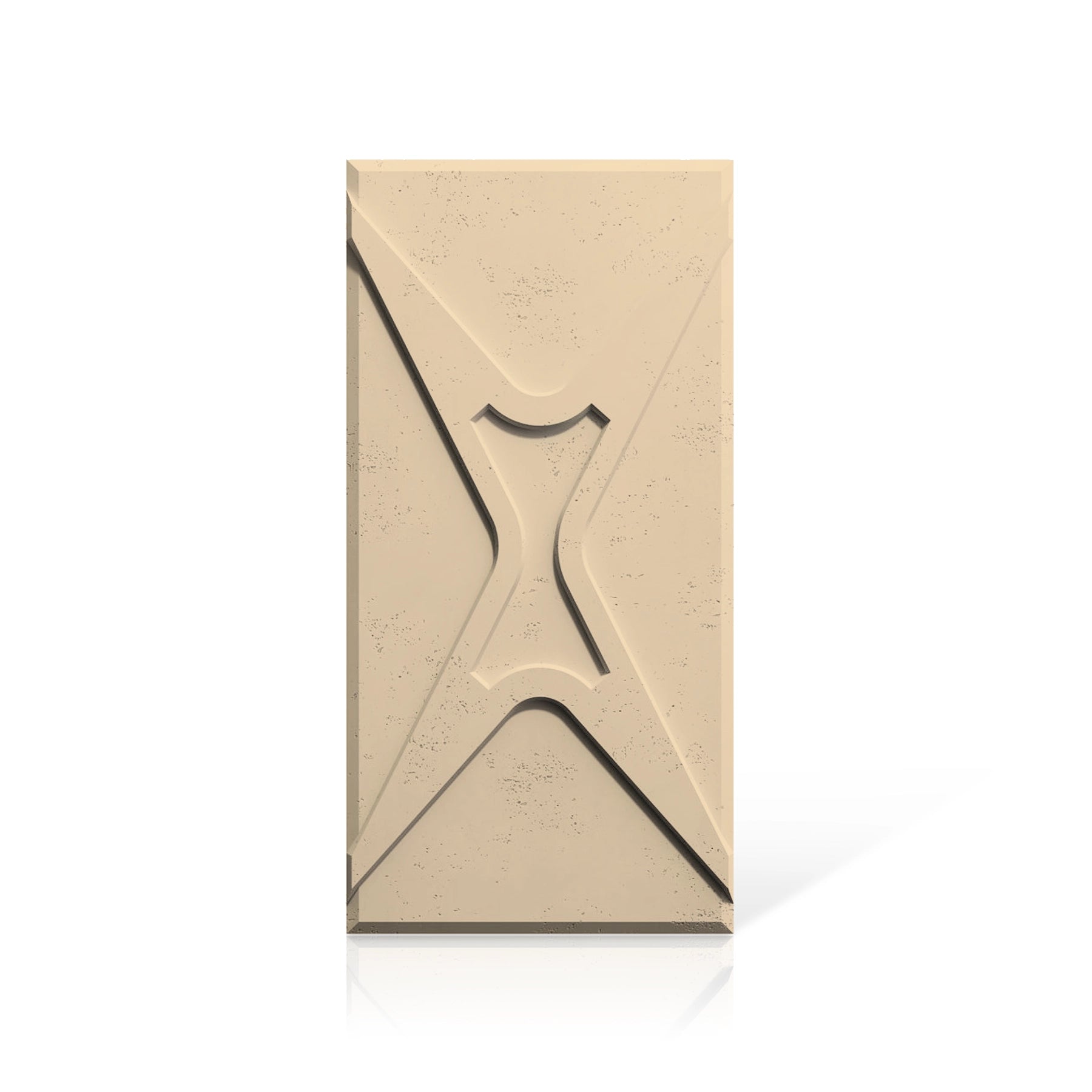 3D Concrete Wall Panels STARS colour swatch on white background DecorMania.eu