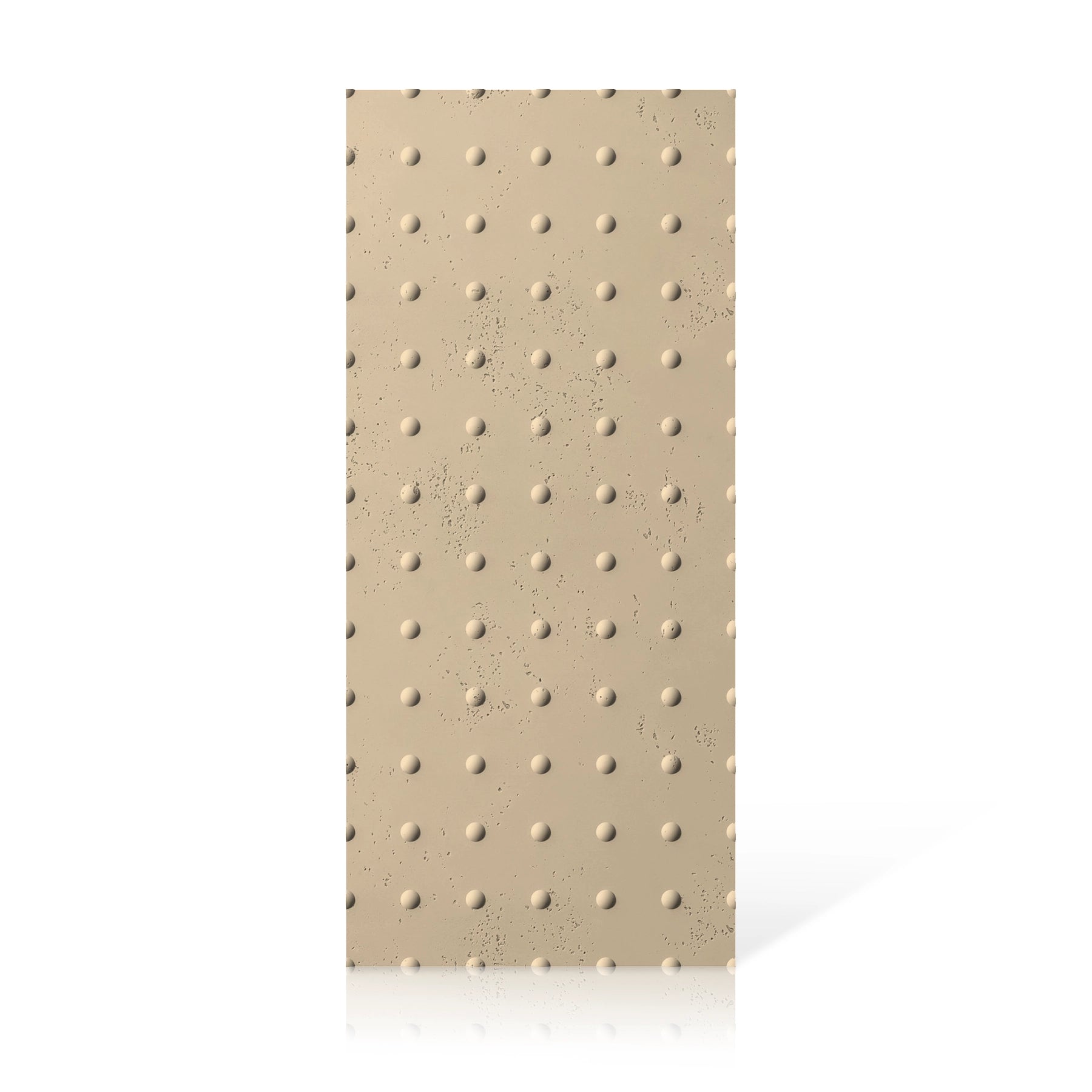 3D Concrete Wall Panels STEEL DOTS colour swatch on white background DecorMania.eu
