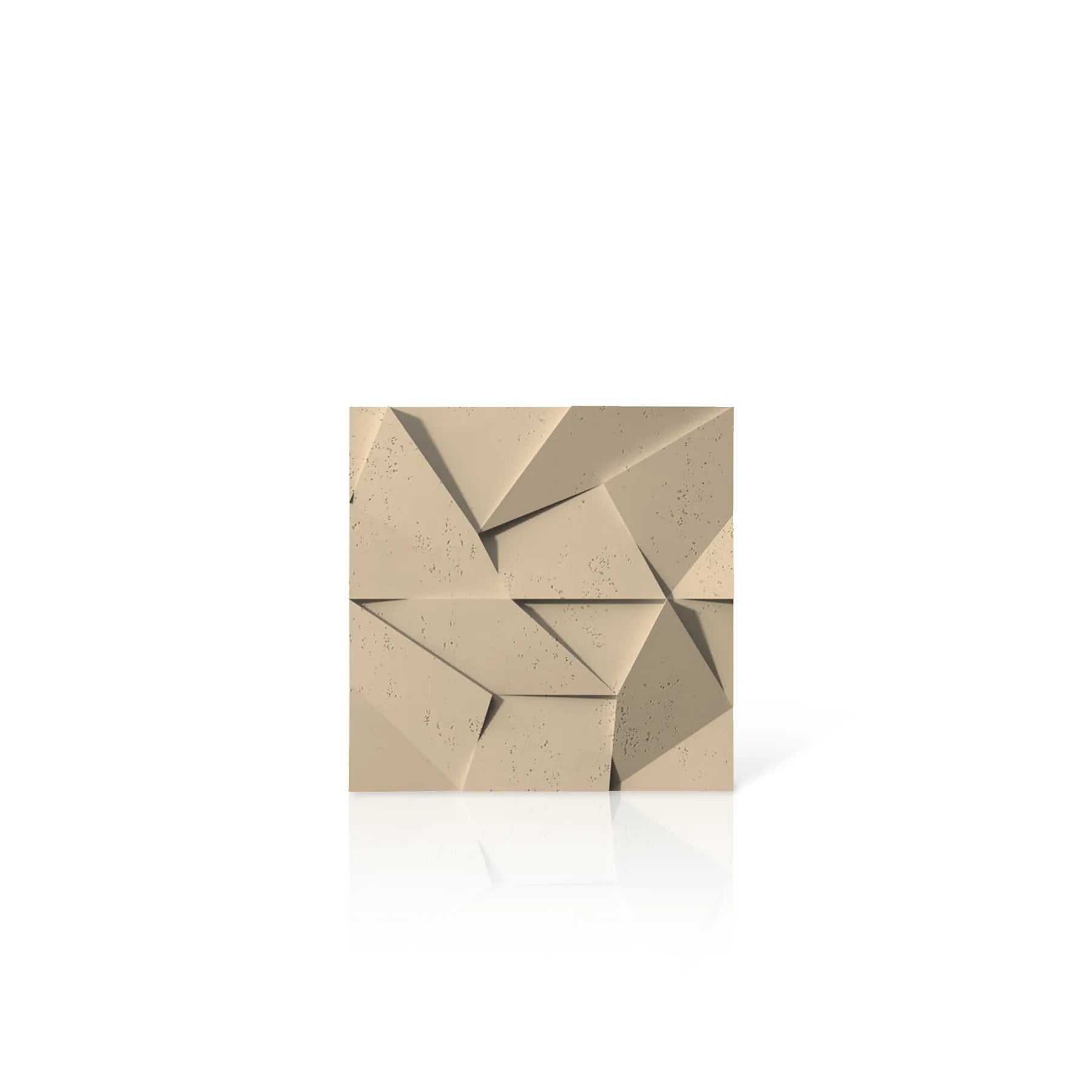 3D Concrete Wall Panels MULTICRYSTAL colour swatch on white background DecorMania EU
