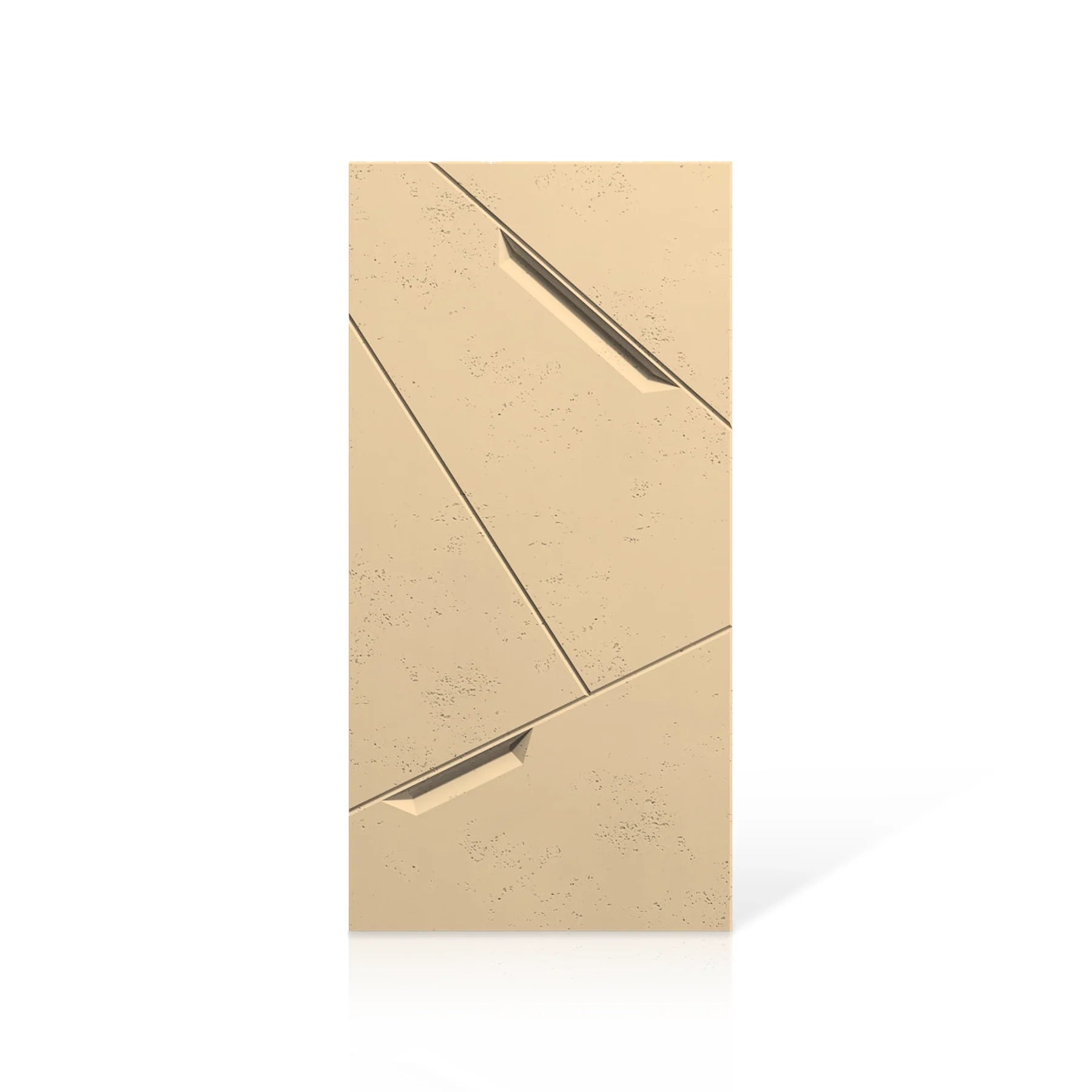 3D Concrete Wall Panels STOWAWAY colour swatch on white background DecorMania EU