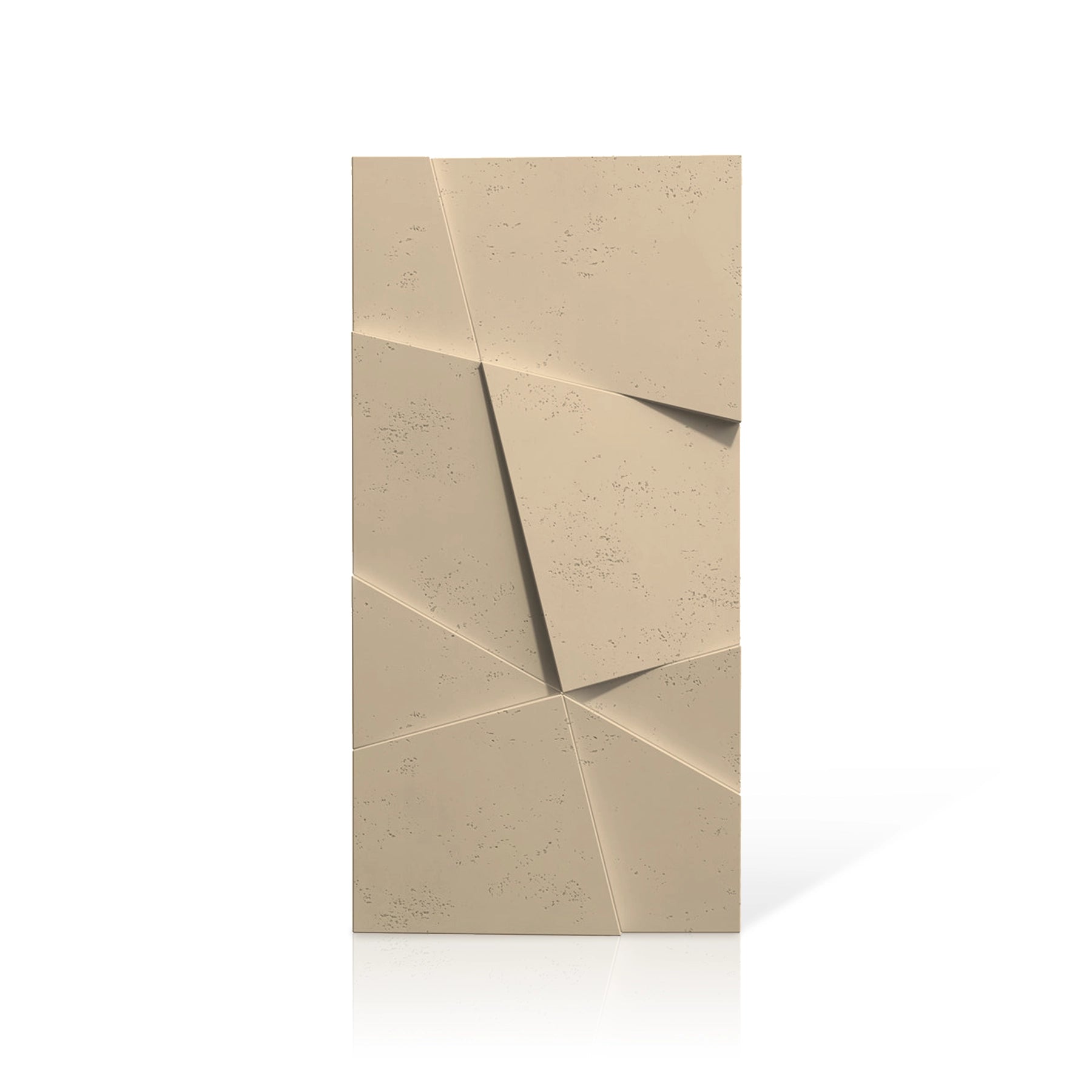 3D Concrete Wall Panels CRYSTAL colour swatch on white background DecorMania.eu