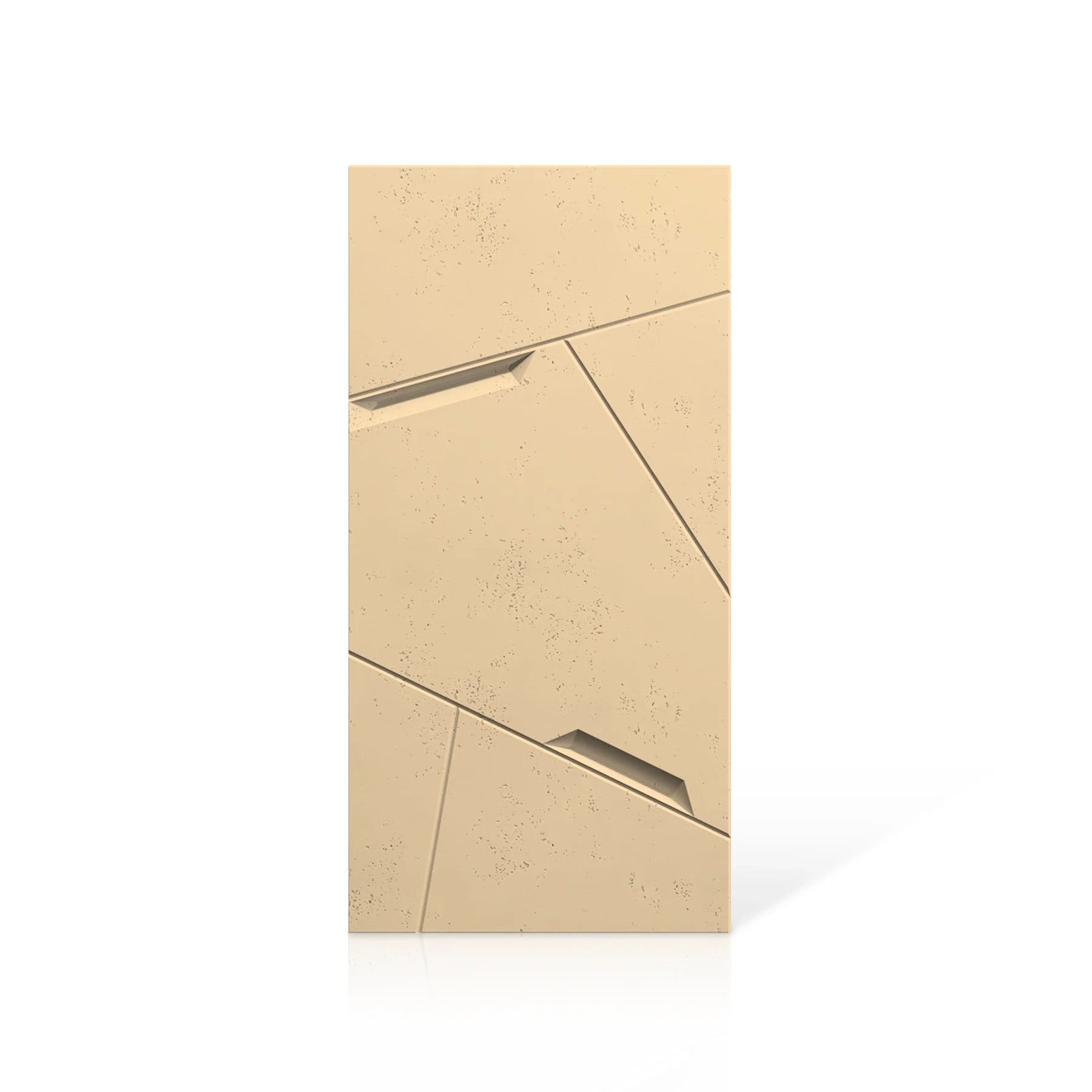 3D Concrete Wall Panels STOWAWAY colour swatch on white background DecorMania.eu