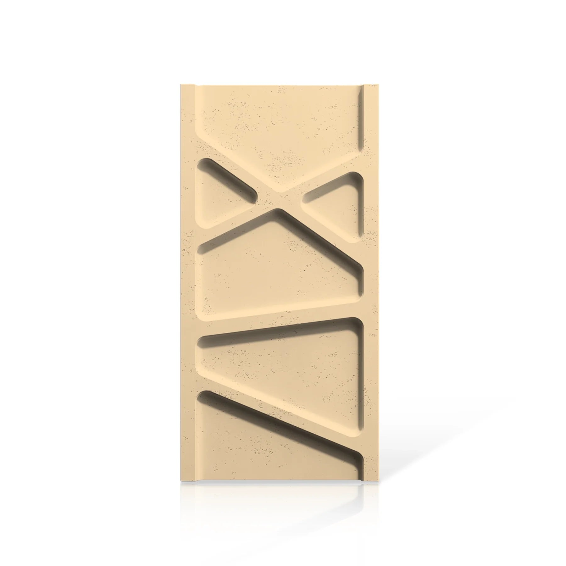 3D Concrete Wall Panels PARALELL colour swatch on white background DecorMania.eu