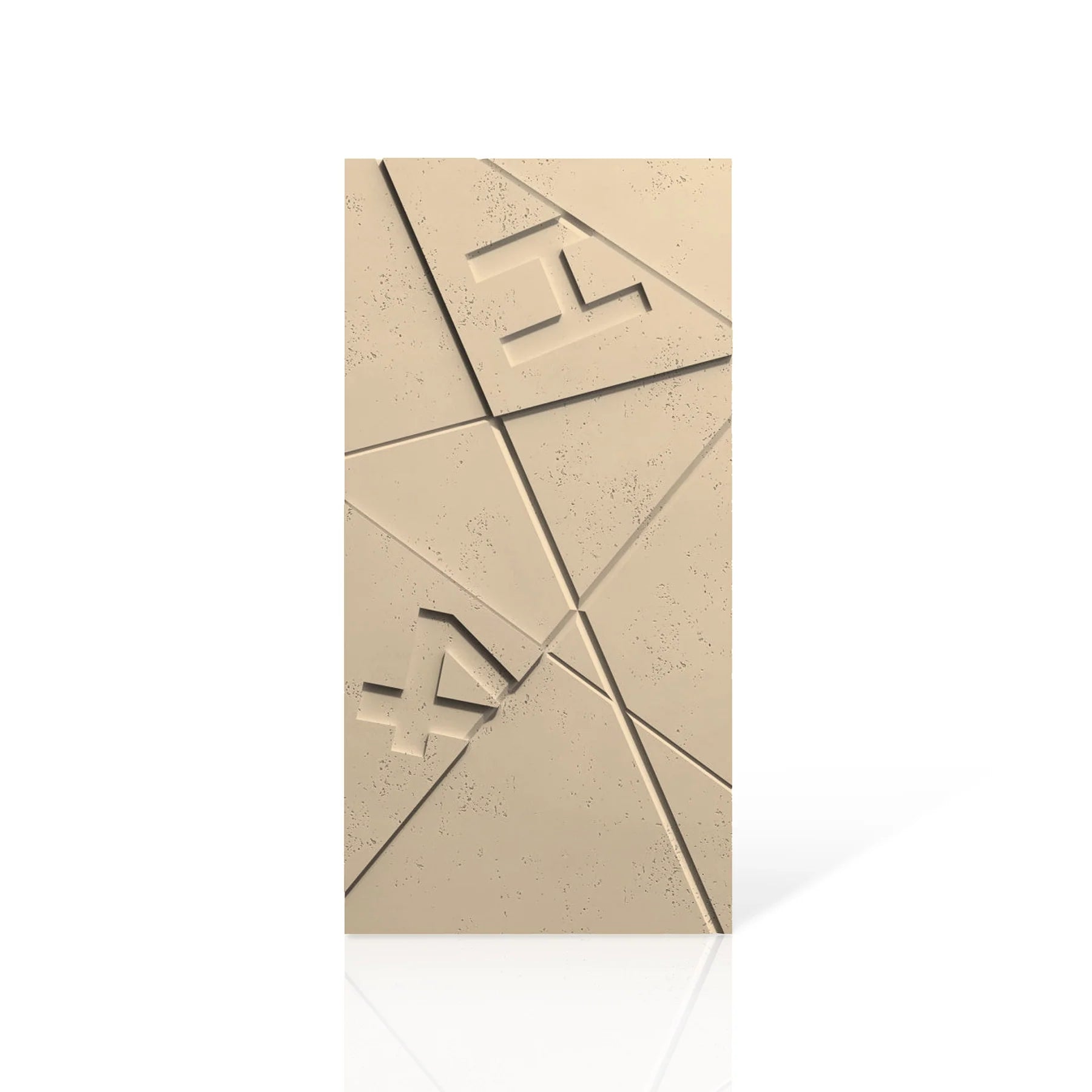 3D Concrete Wall Panels GRAPHICS MODELS C&D colour swatch on white background DecorMania EU