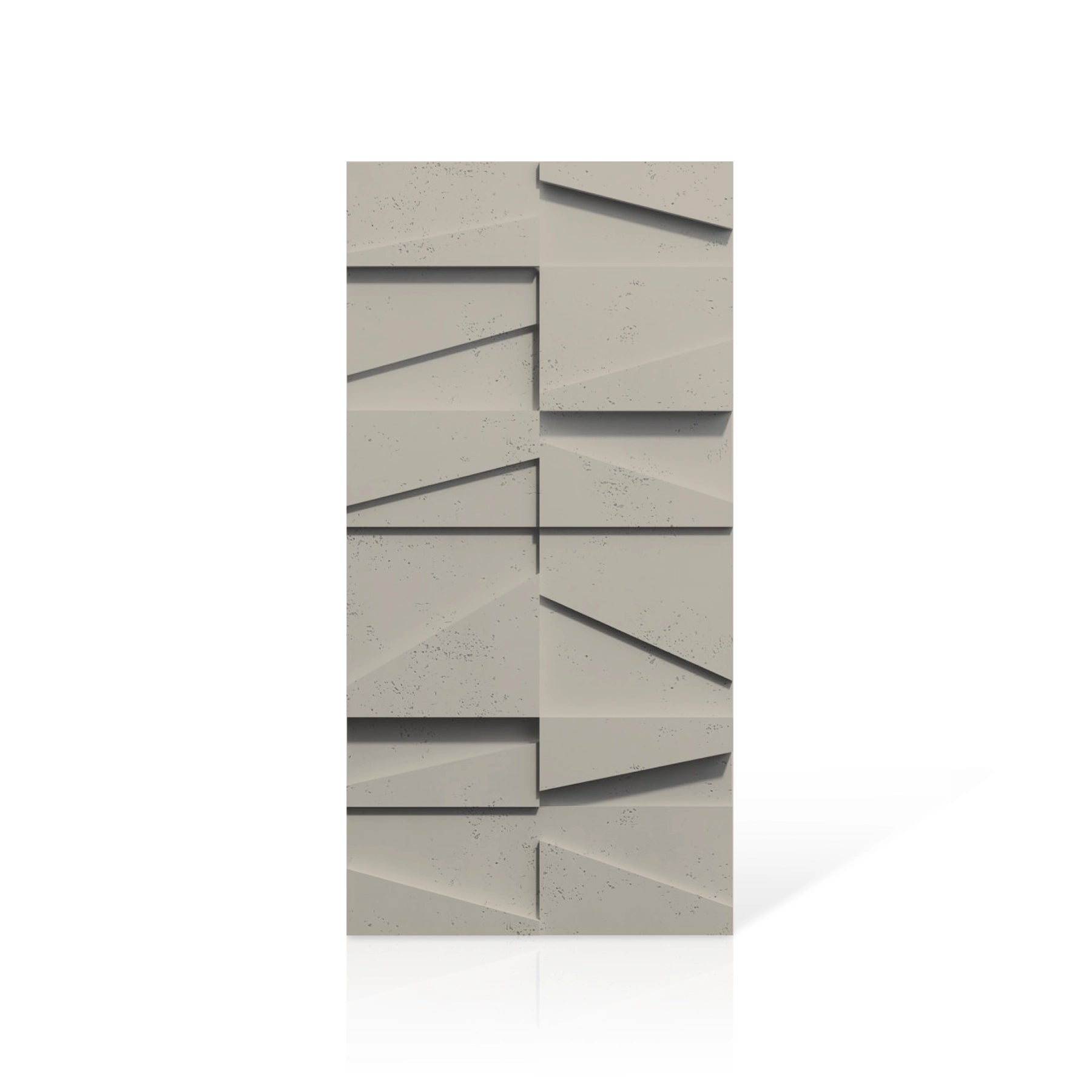 3D Concrete Wall Panels MULTI BOOKCASE colour swatch on white background DecorMania.eu