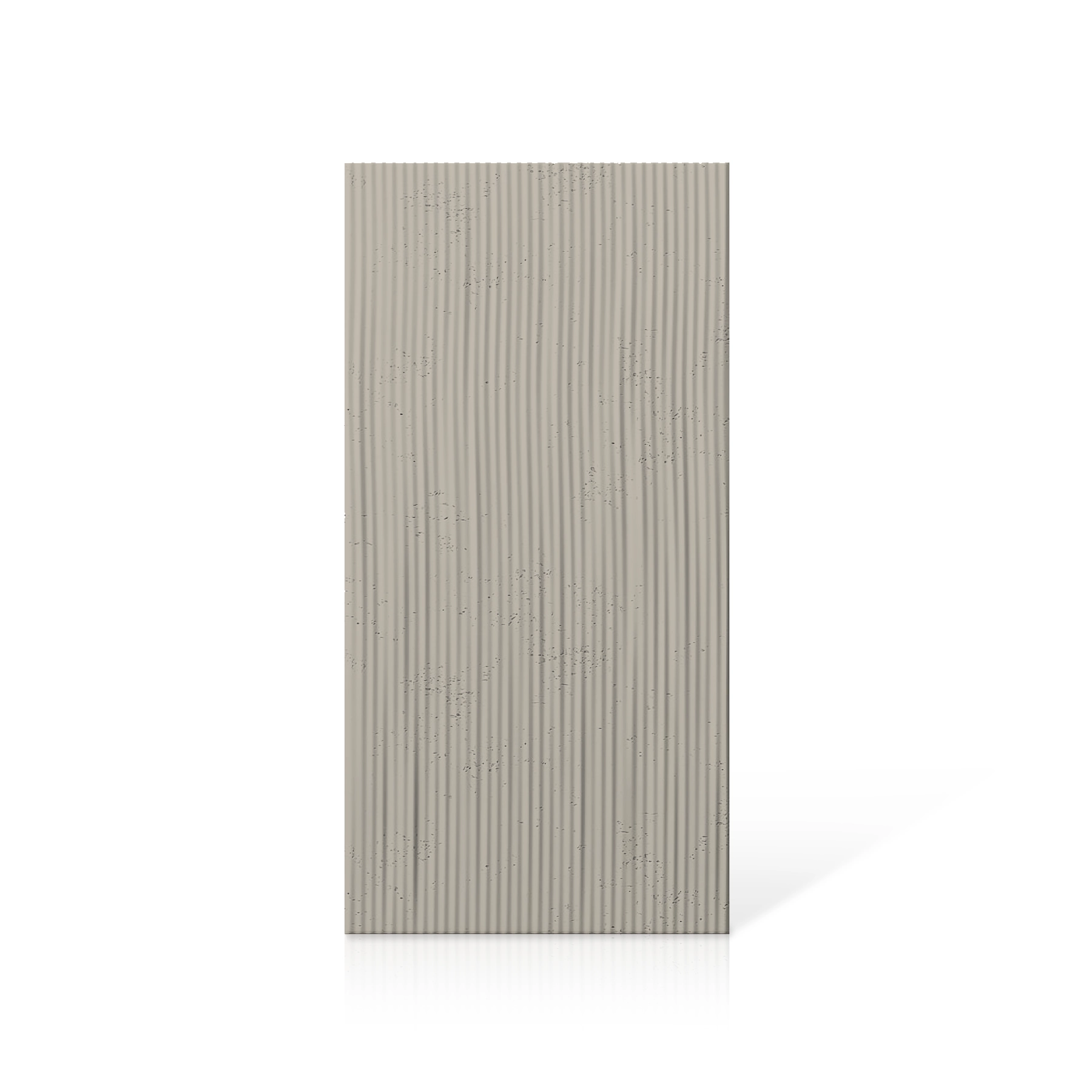 3D Concrete Wall Panels RIDGES colour swatch on white background DecorMania.eu