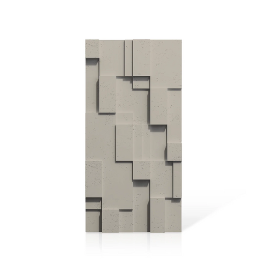 3D Concrete Wall Panels STAIRS colour swatch on white background DecorMania EU