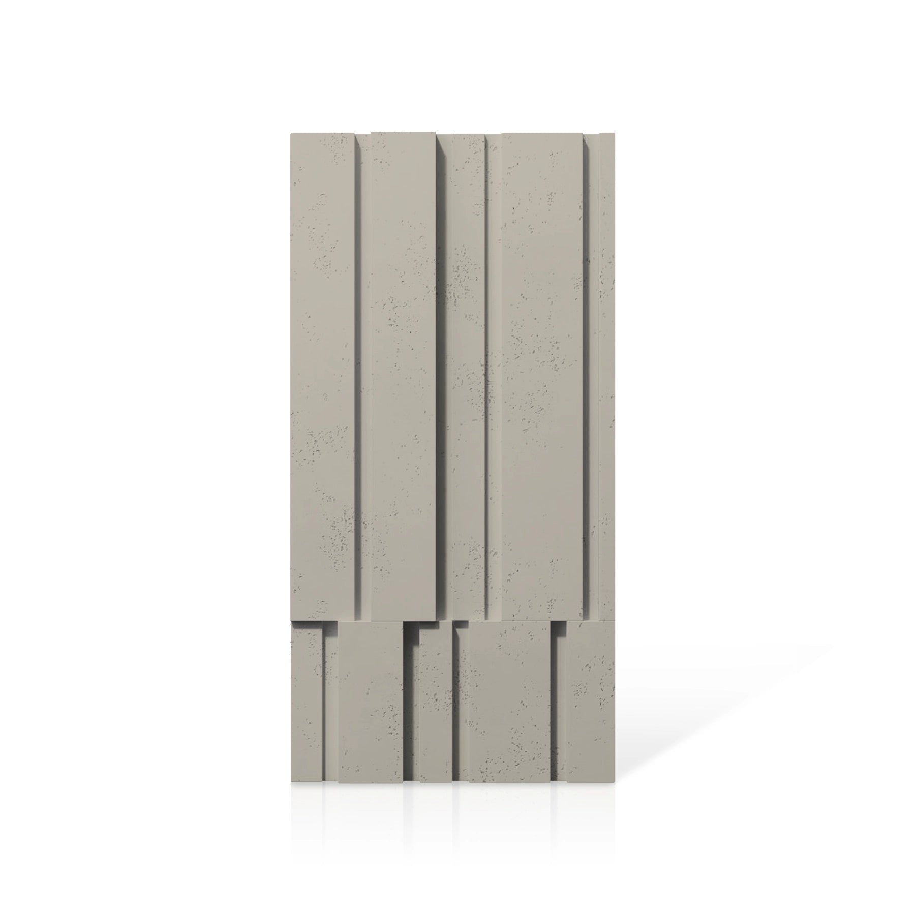 3D Concrete Wall Panels ROOFTOPS colour swatch on white background DecorMania.eu