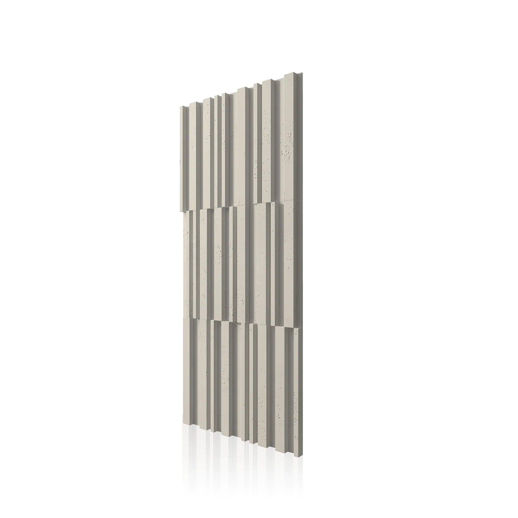 3D Concrete Wall Panels RIFT MIXED colour swatch on white background DecorMania.eu