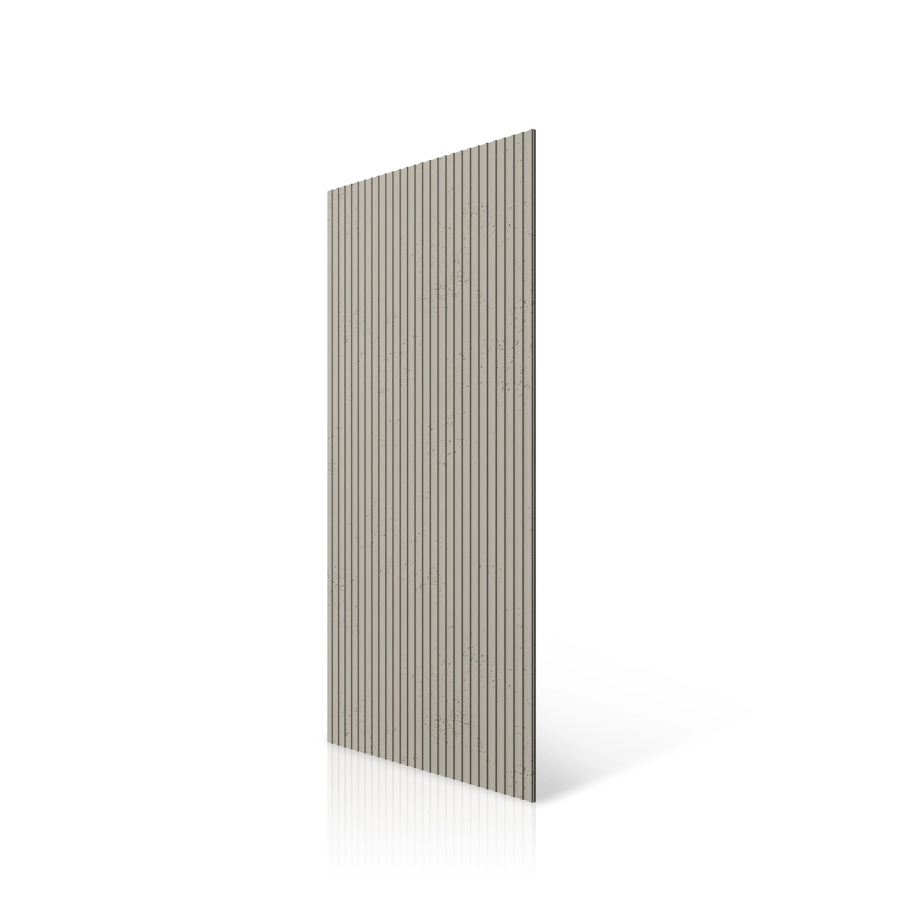 3D Concrete Wall Panels GROOVE colour swatch on white background DecorMania.eu