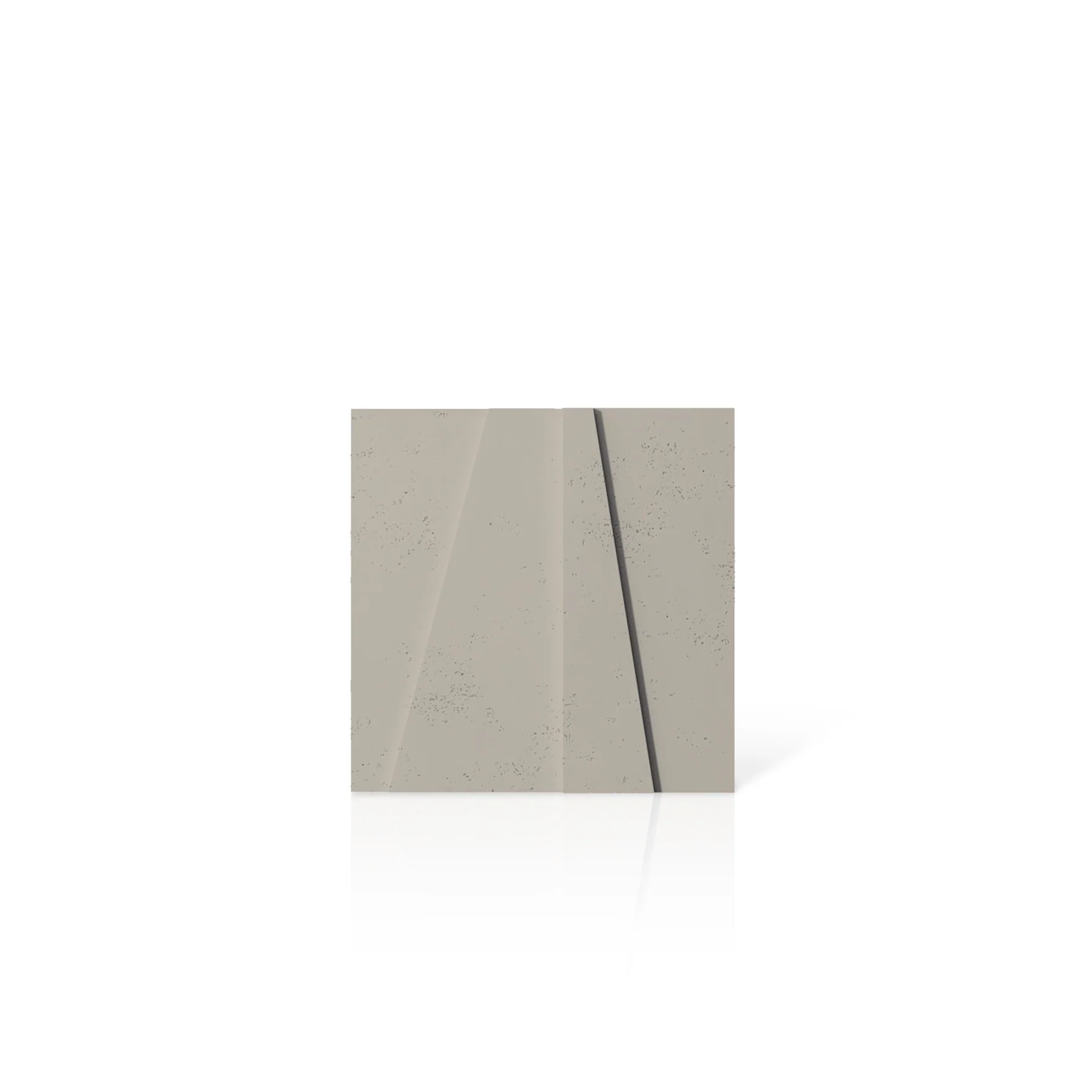 3D Concrete Wall Panels BOOKCASE colour swatch on white background DecorMania EU