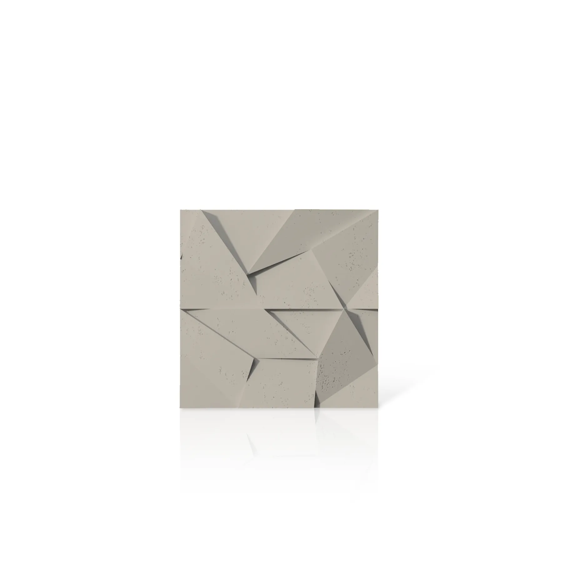 3D Concrete Wall Panels MULTICRYSTAL colour swatch on white background DecorMania EU