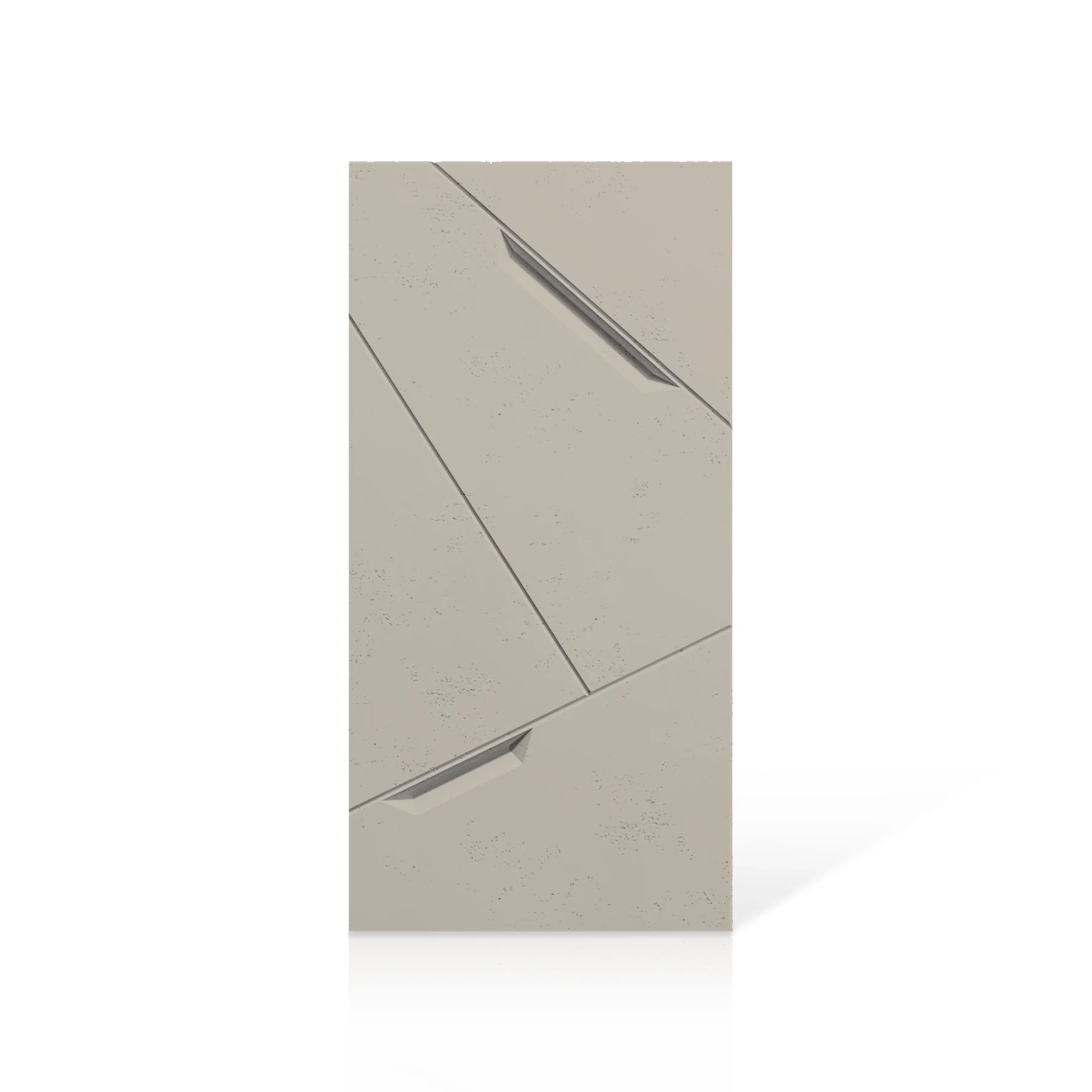 3D Concrete Wall Panels STOWAWAY colour swatch on white background DecorMania EU