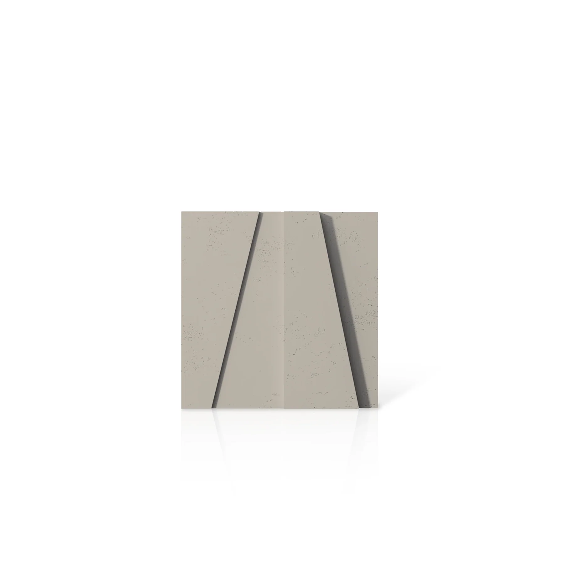 3D Concrete Wall Panels BOOKCASE colour swatch on white background DecorMania EU