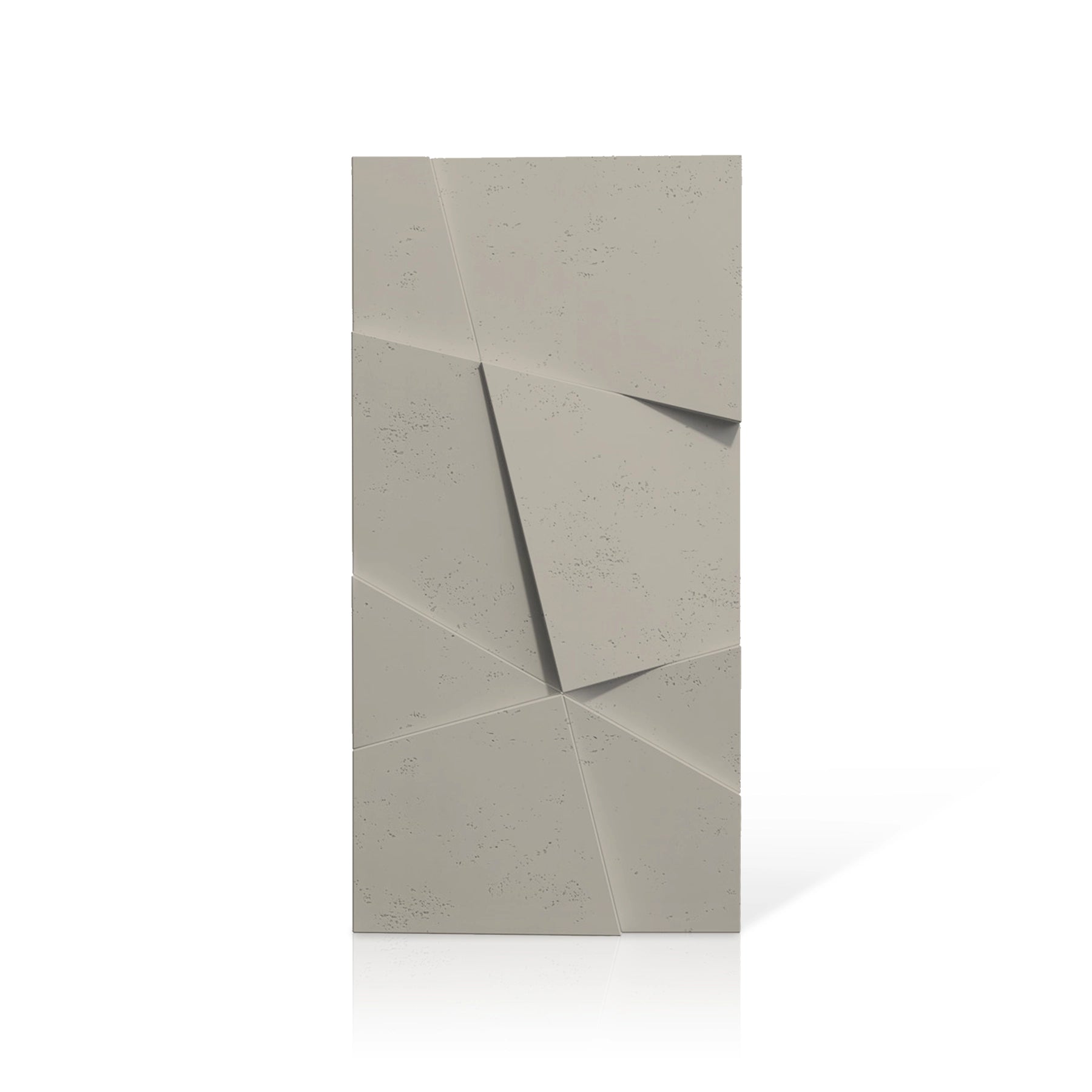 3D Concrete Wall Panels CRYSTAL colour swatch on white background DecorMania.eu
