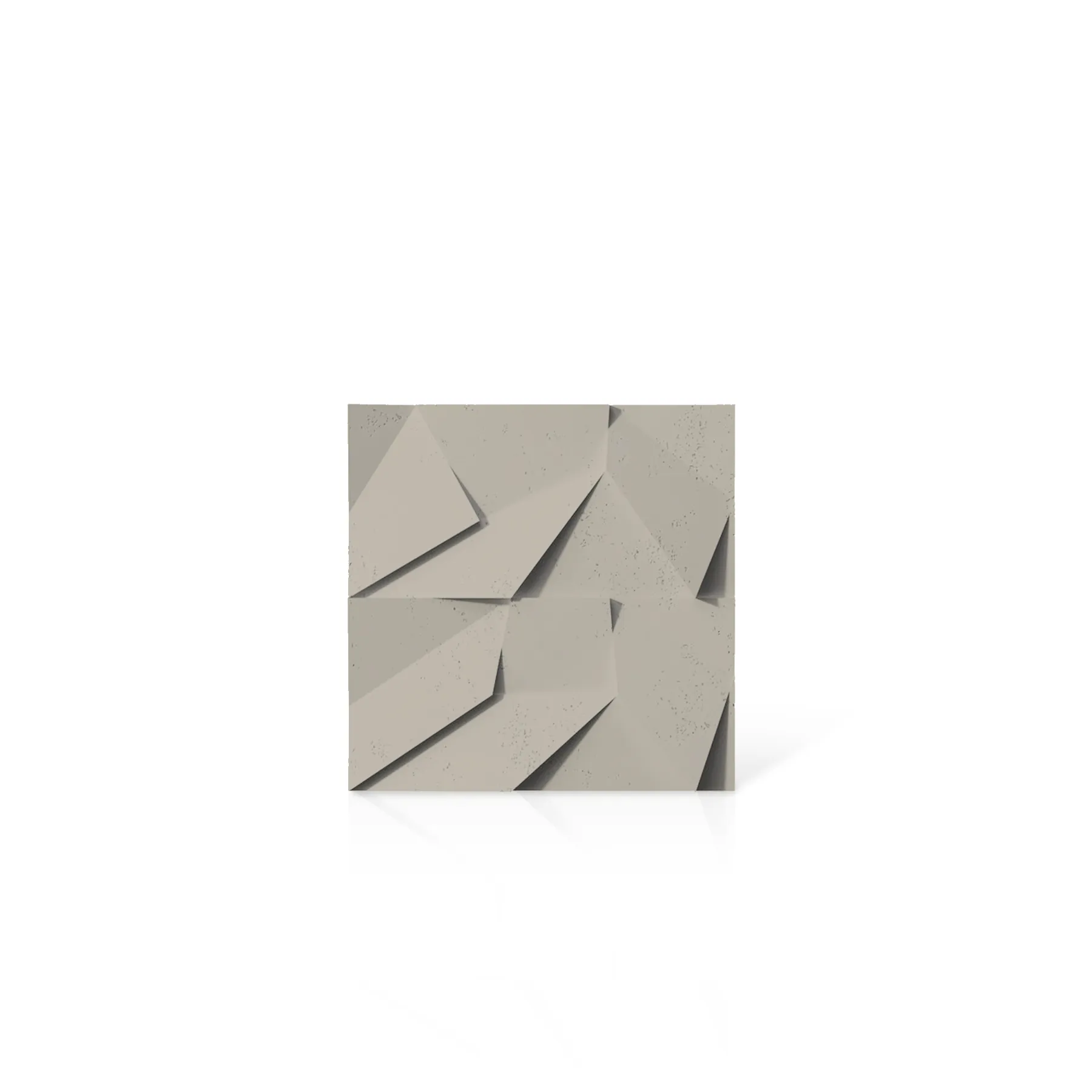 3D Concrete Wall Panels MULTICRYSTAL colour swatch on white background DecorMania EU