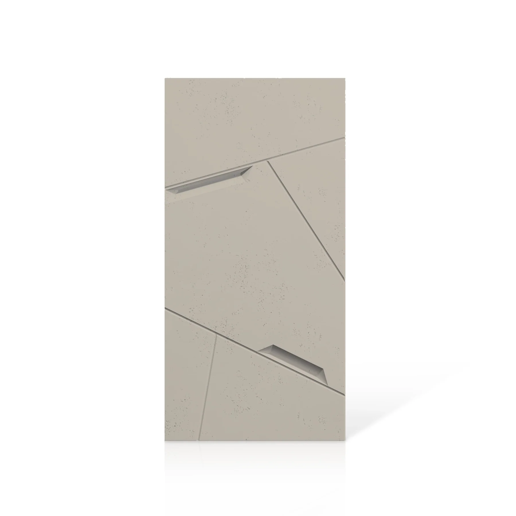 3D Concrete Wall Panels STOWAWAY colour swatch on white background DecorMania EU