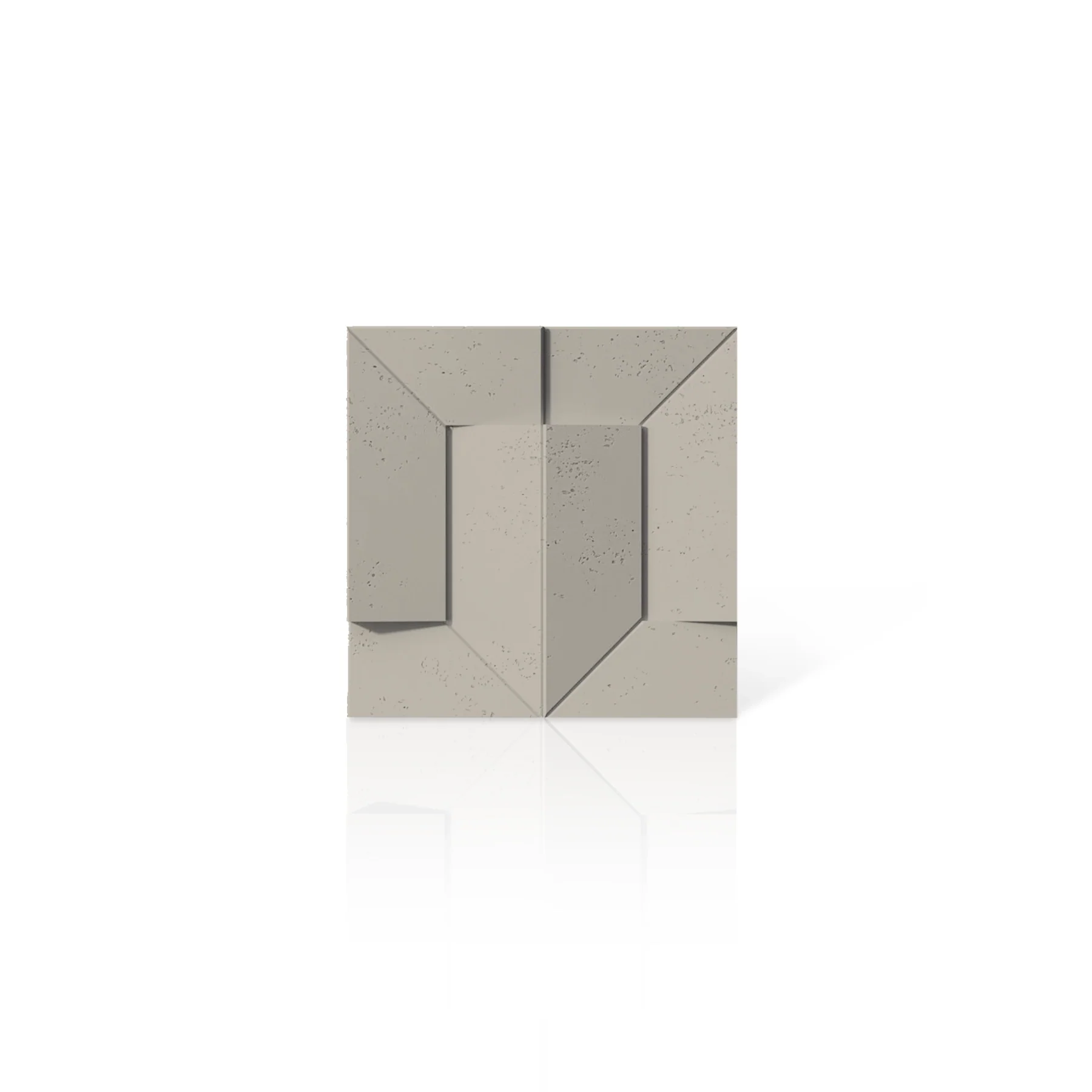 3D Concrete Wall Panels TRANSFORMER colour swatch on white background DecorMania EU