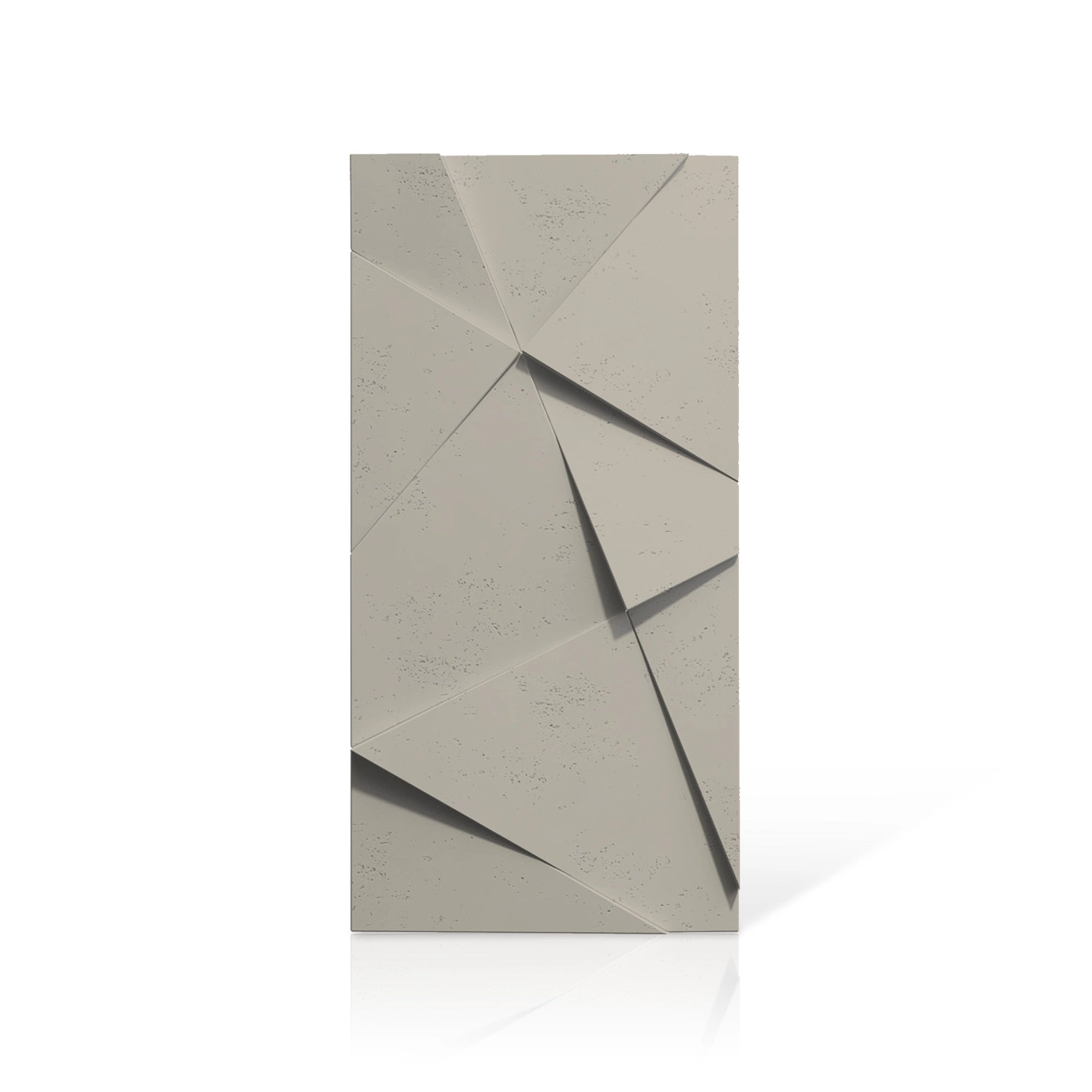 3D Concrete Wall Panels CRYSTAL colour swatch on white background DecorMania.eu