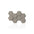 3D Concrete Wall Panels HEXAGON colour swatch on white background DecorMania EU