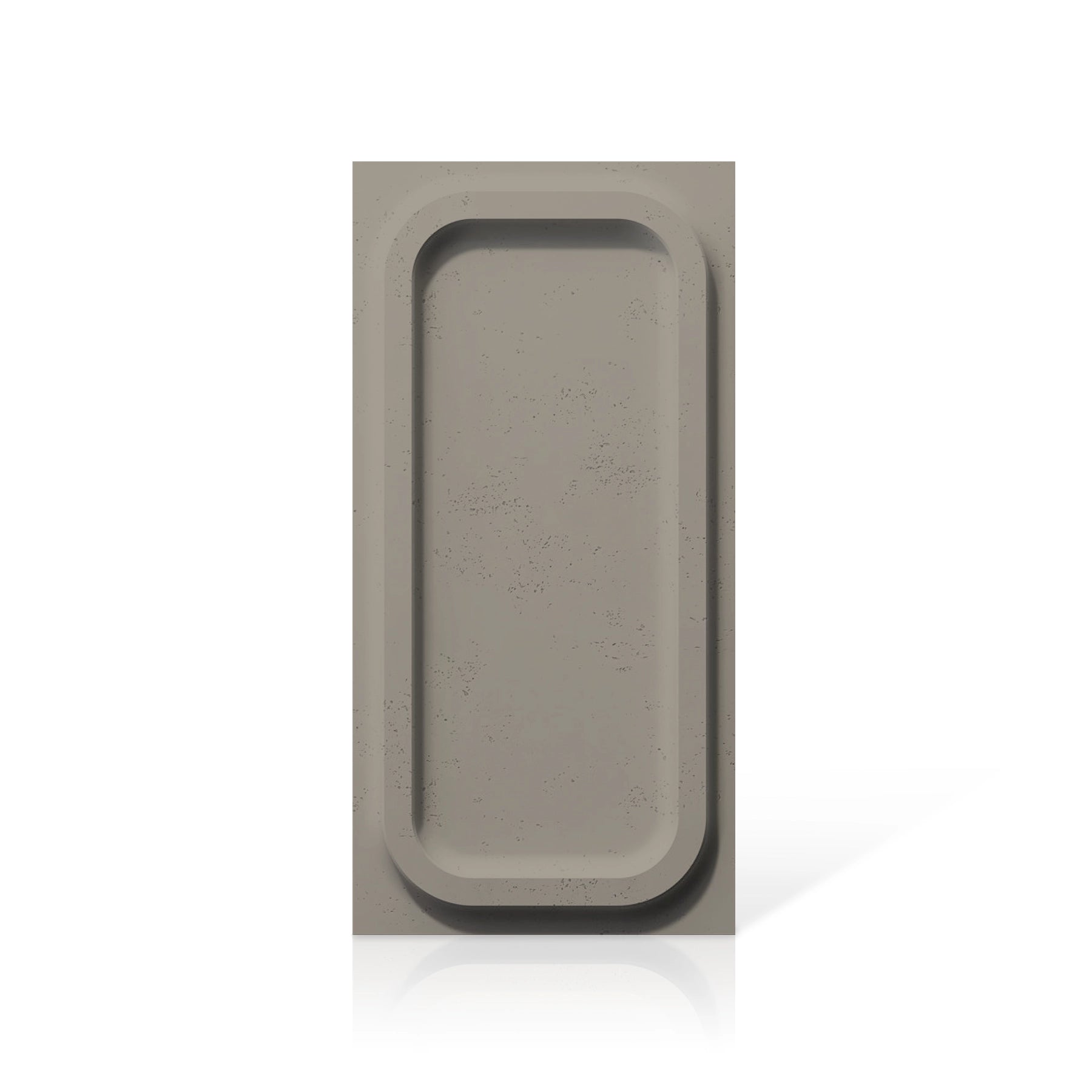 3D Concrete Wall Panels PORTHOLE colour swatch on white background DecorMania.eu